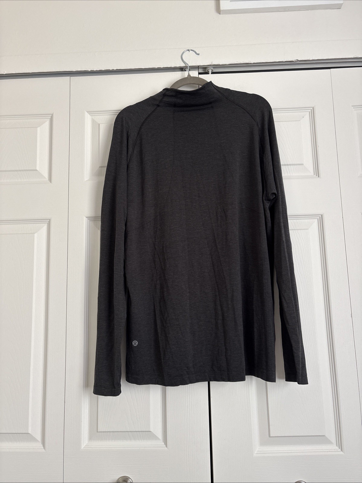 LULULEMON METAL VENT TECH 1/2 ZIP LIGHTWEIGHT LONGSLEEVE PULLOVER BLACK SZ XL