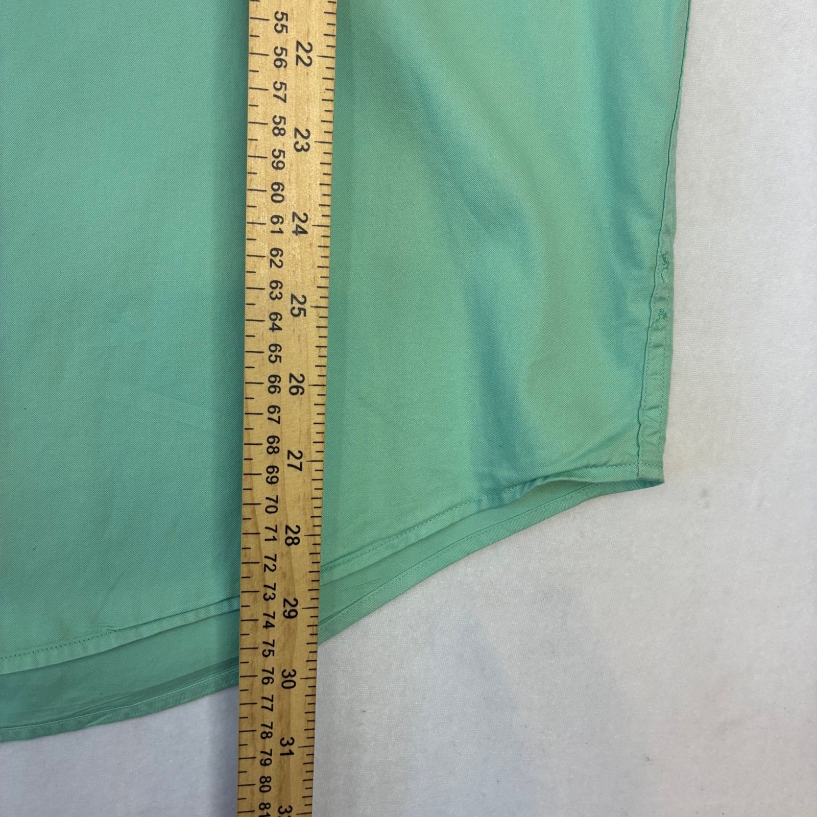 Polo Ralph Lauren Button Down Men Large Mint Green Beach Twill Utility Shirt