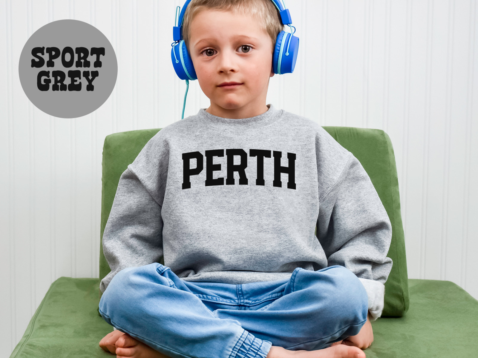 Perth Australia Moving Away Youth Sweatshirt Gifts Crew Neck Long Sleeve