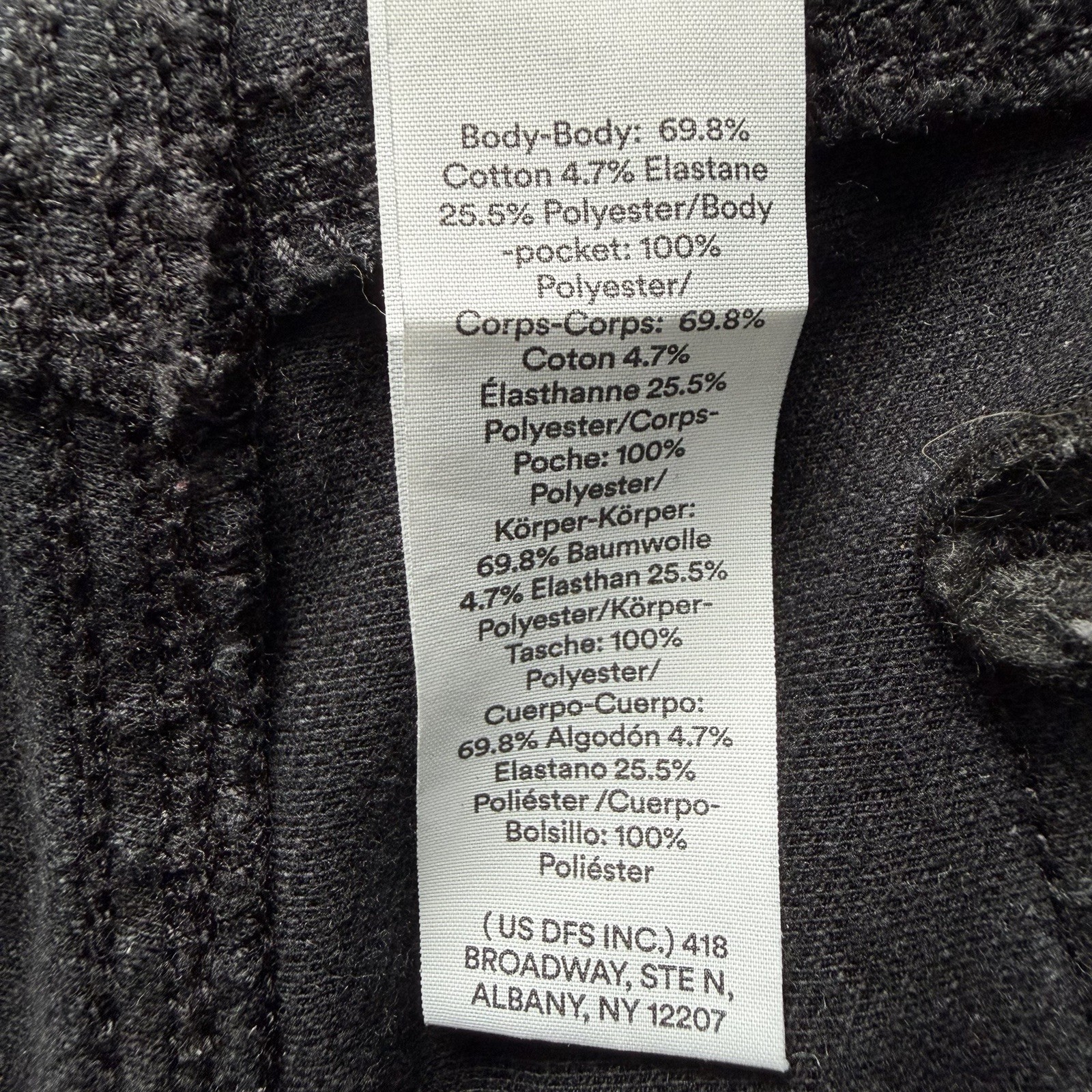 Halara Flex High Waisted Pockets Rolled Hem Wide Leg Black Washed Jeans Large