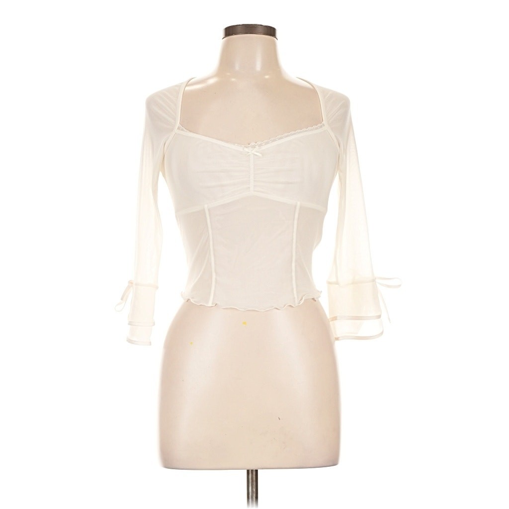 NWT Urban Outfitters Kimchi Blue Sheer Romantic Top – Large