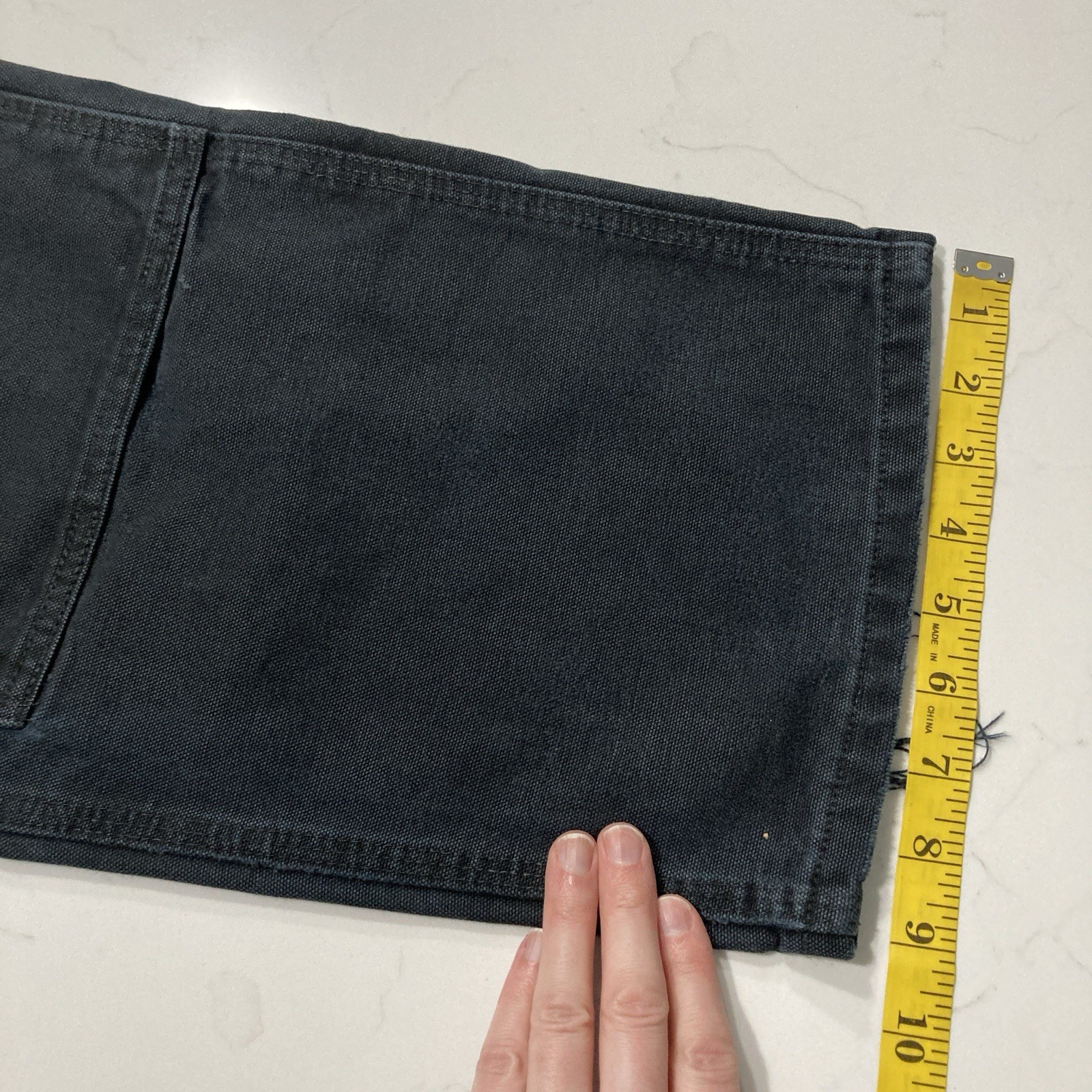 Carhartt B01 BLK Double Knee Work Pants Mens 40×32 (Fits 38×30) Distressed