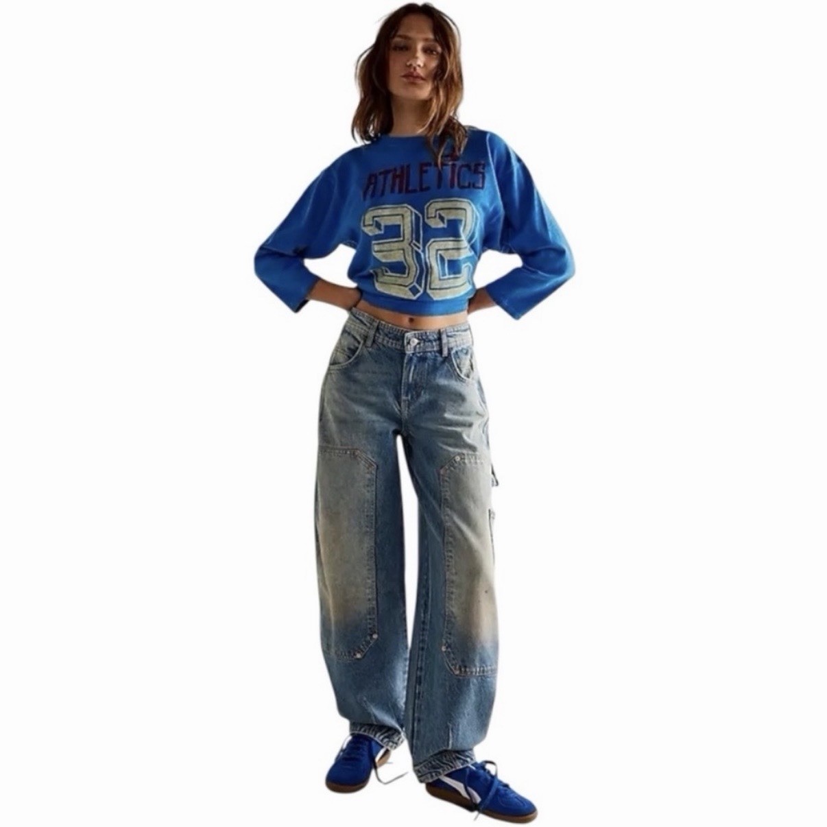 We The Free Loren Carpenter Barrel Jeans sz 26