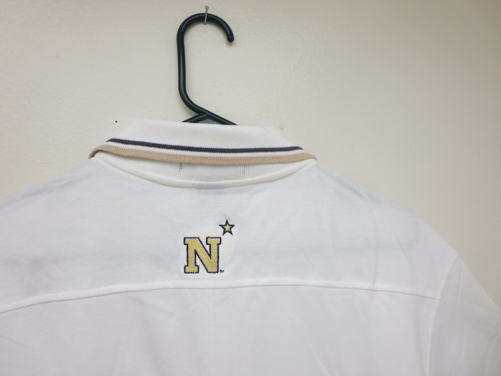 New RARE Army Vs Navy USAA Game Embroidered Polo Shirt by Ash City Size L