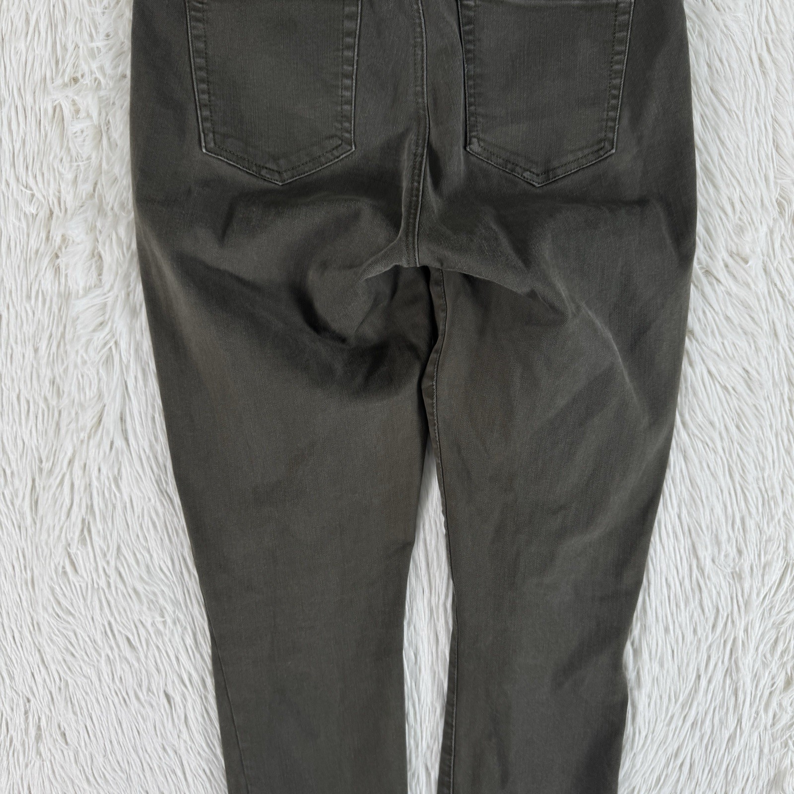 Gap 1969 Olive Green Resolution High-Rise Pull-On Legging Denim Jeans Women’s 30