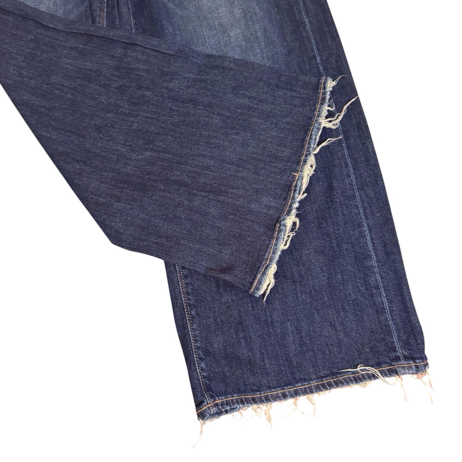 American Eagle NWT SZ 8/29 Dreamy Drape Low Rise Baggy Wide Leg Jeans Dark Wash