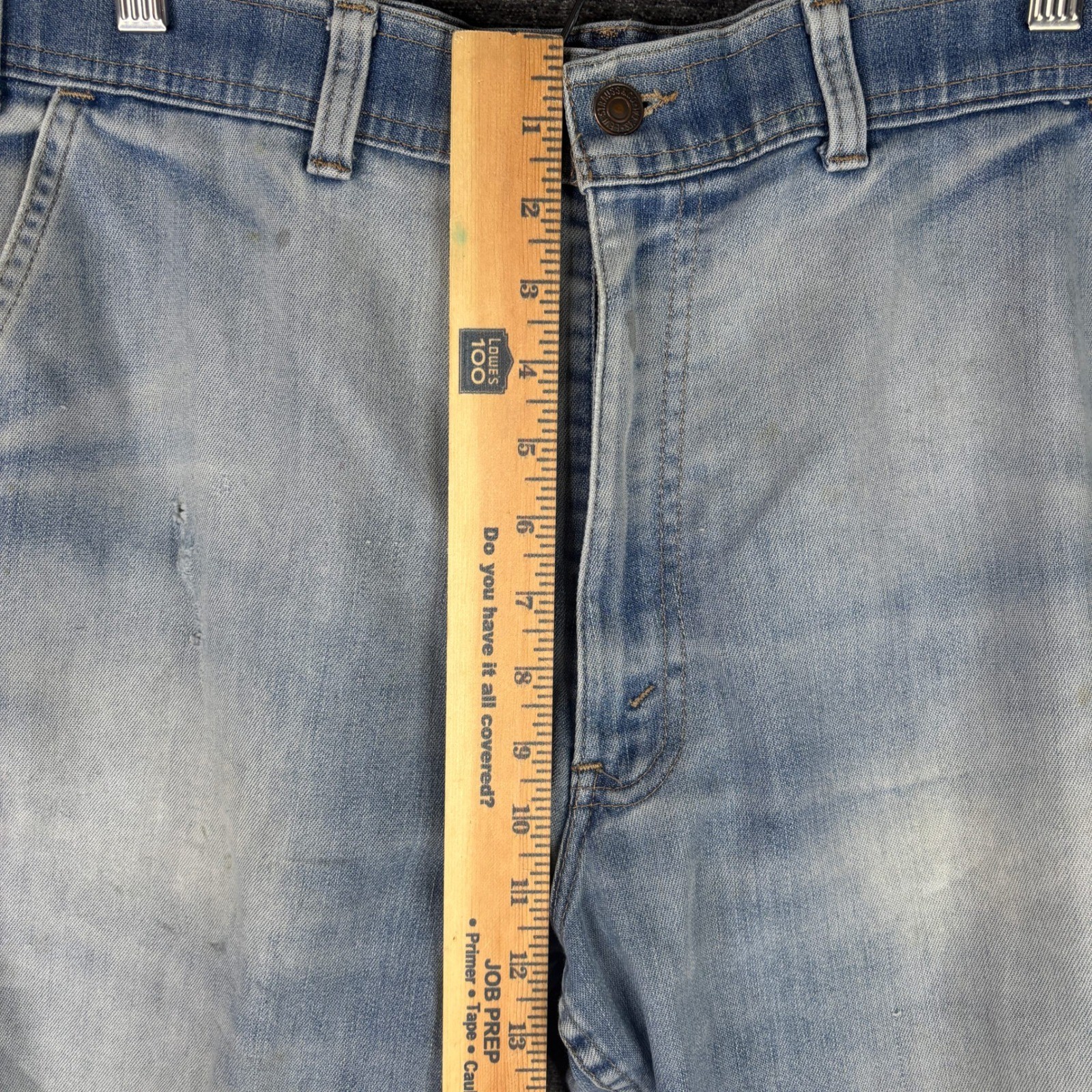 Vintage 80s Levi’s 567 Bell Bottom Orange Tab Flare Jeans 34×30 Disco Very Soft