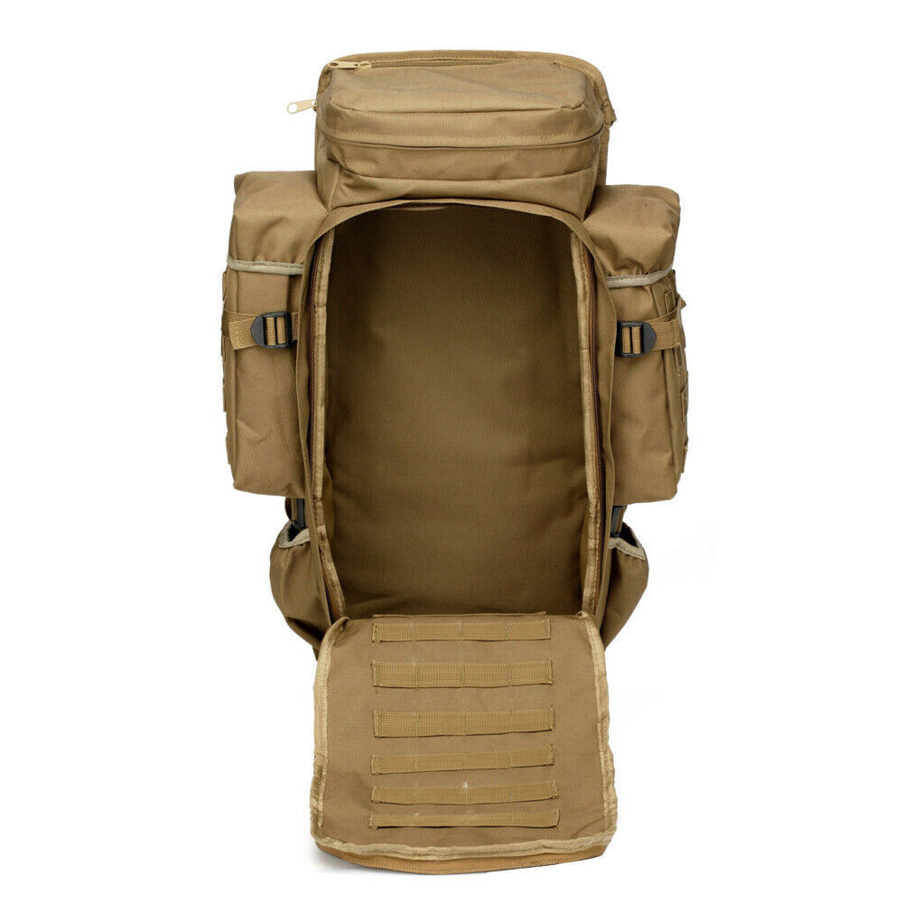 75L Large Camping Backpacks Tactical Rifle Bag Army Molle Bag Daypacks Rucksack