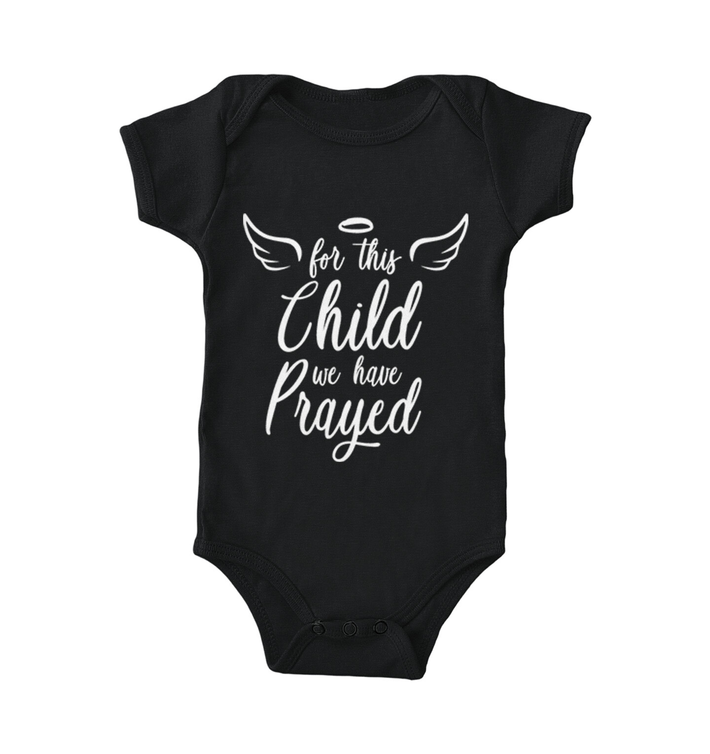 For This Child We Have Prayed – Religious God Angel Bodysuit