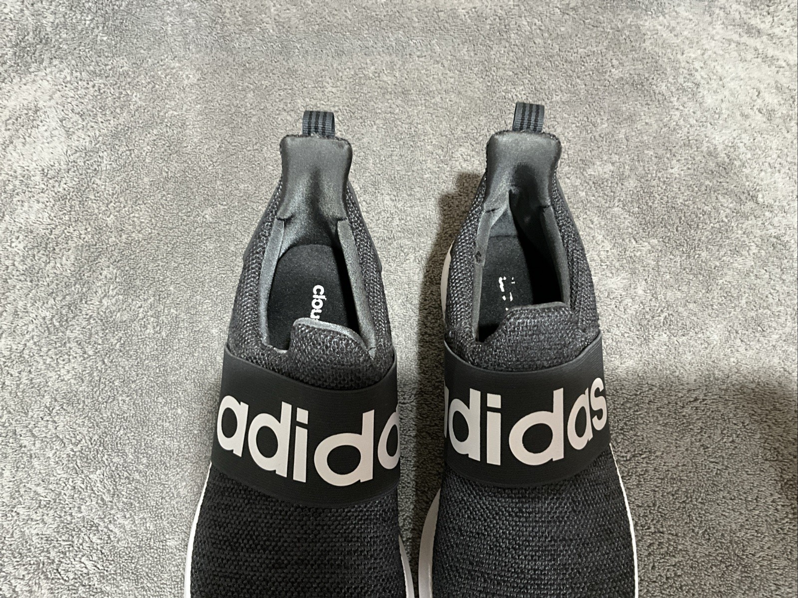 Adidas Shoes Womens 9.5 Lite Racer Adapt Athletic Training Sneakers FV8601 Gray!