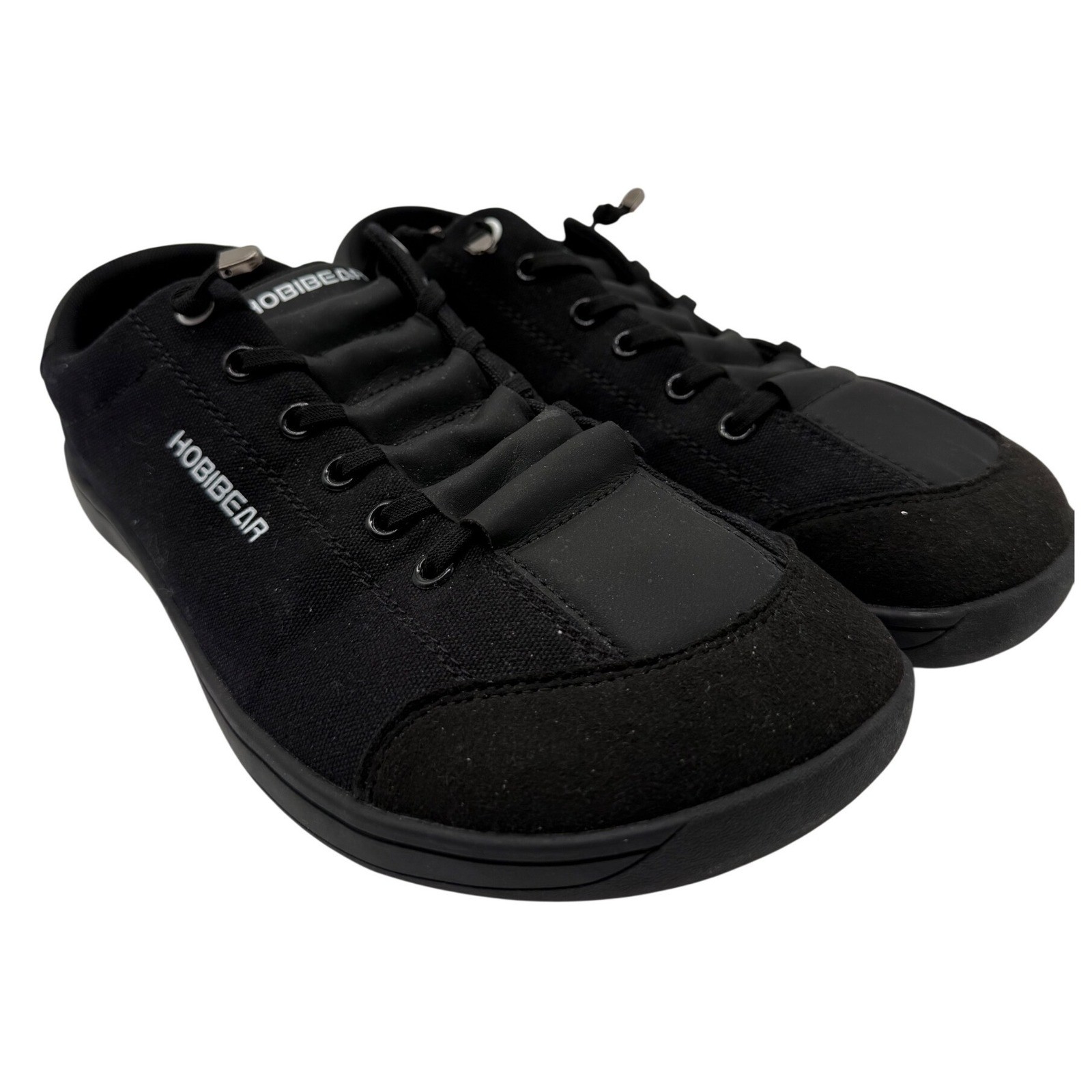 Hobibear Mens Barefoot Shoes Black Minimalist Zero Drop Sneaker GST0071S Size 42