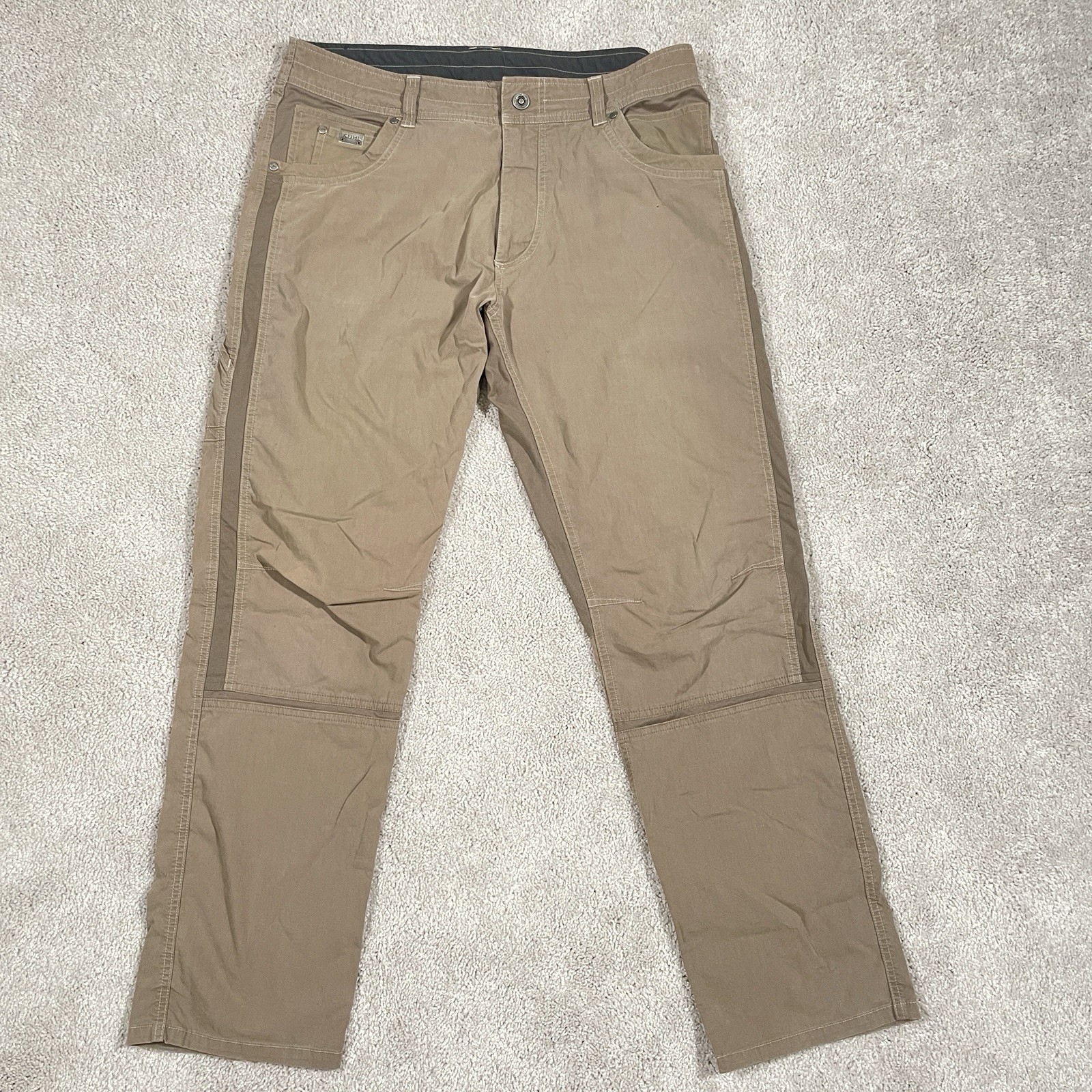 Kuhl Pants Mens 36×32 Brown Radikl Stretch Performance Outdoor Hiking Climbing