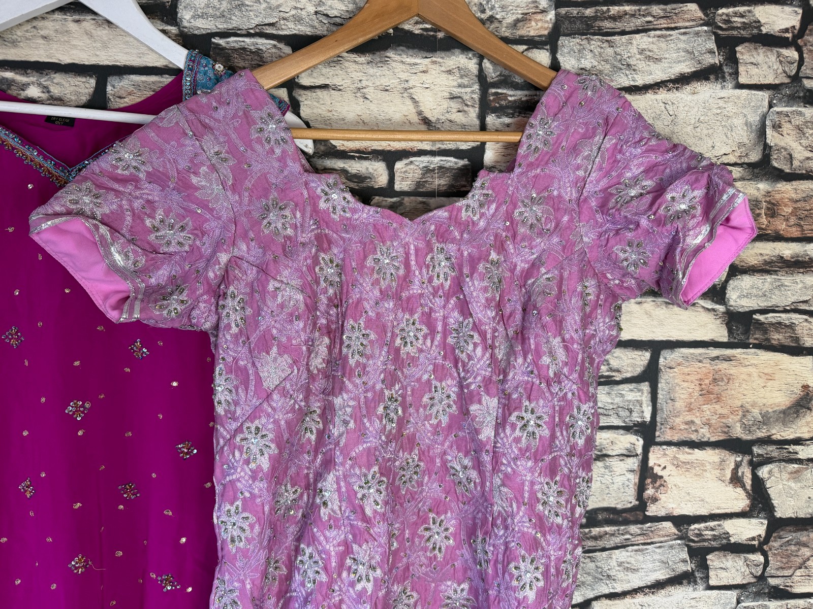 3x Asian Indian tunic kurti kurta style tops Large / 40 inch chest kameez dress