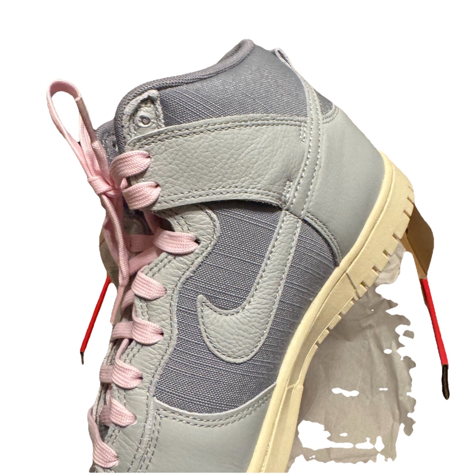 Nike Dunk High Retro PRM DQ8800-001 LT Smoke Grey Premium Men’s Size 8.5 NIB