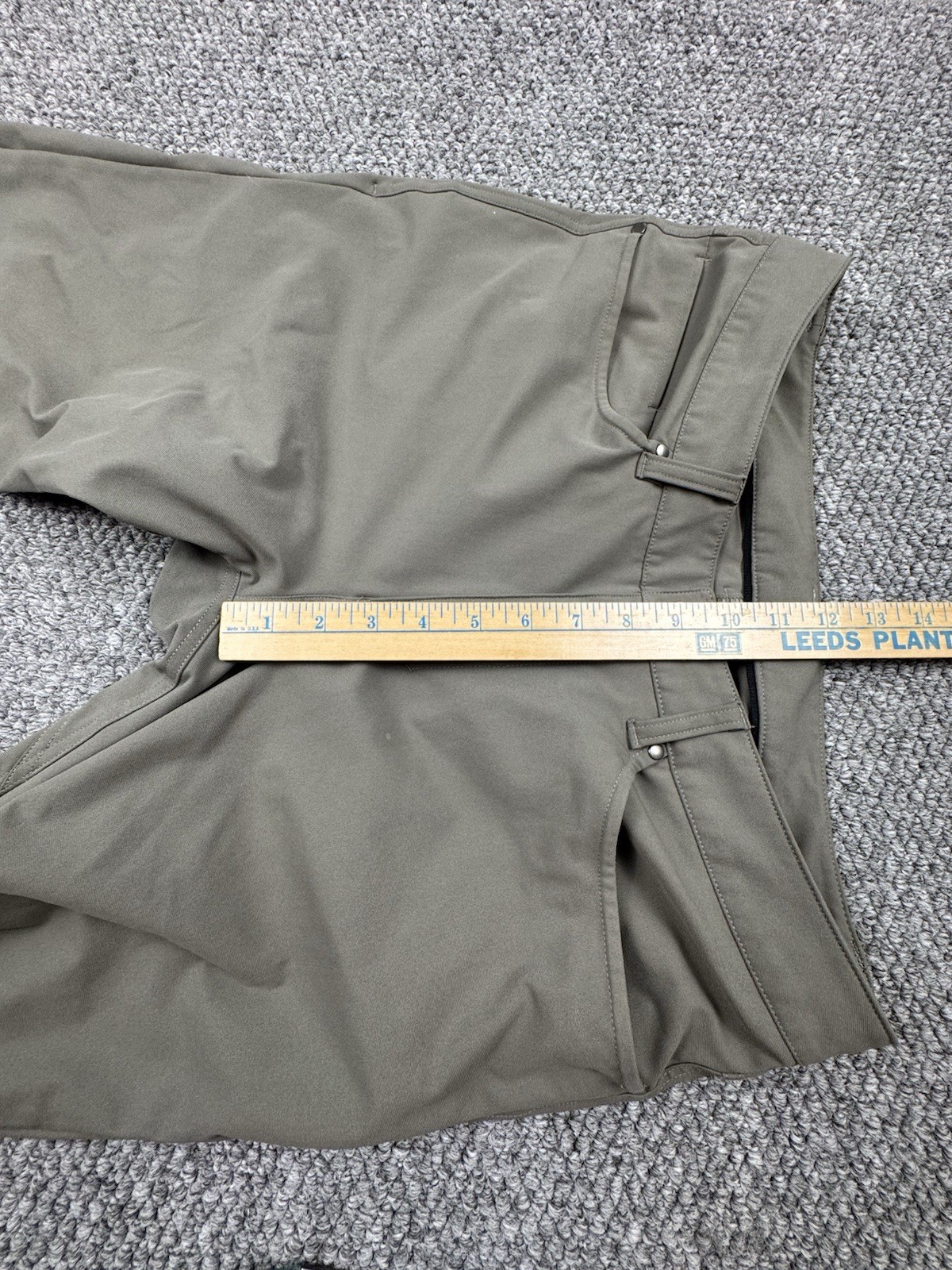 Lululemon Men’s Size 32×32 ABC Classic Fit Pants Warpstreme LM5ADFS Green