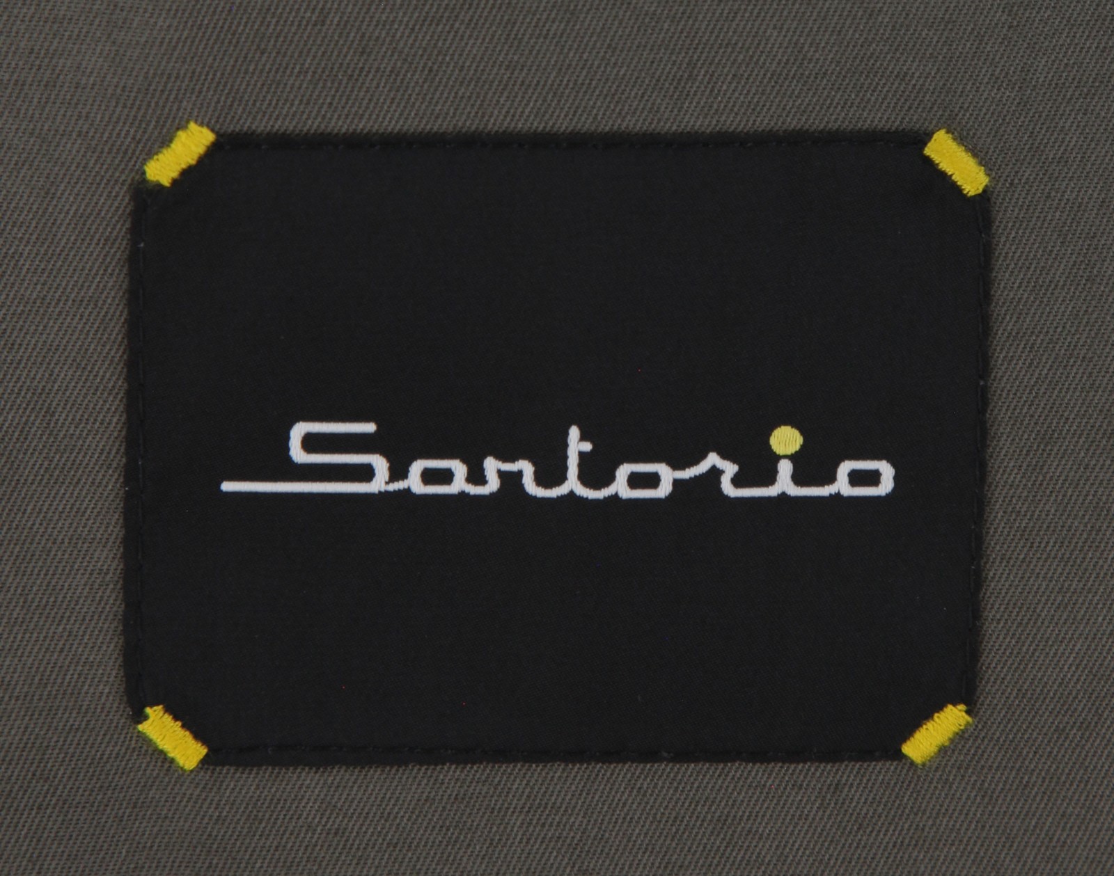 $3600 Sartorio Napoli Olive Green Cotton Solid Suit – (SA6252511)