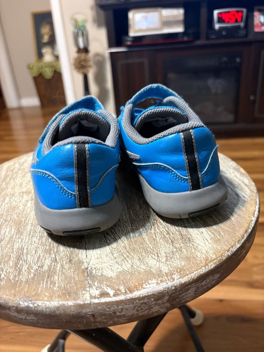 KIDS SIZE 13.5 Nike Flex Contact Toddler Blue Athletic Sneakers