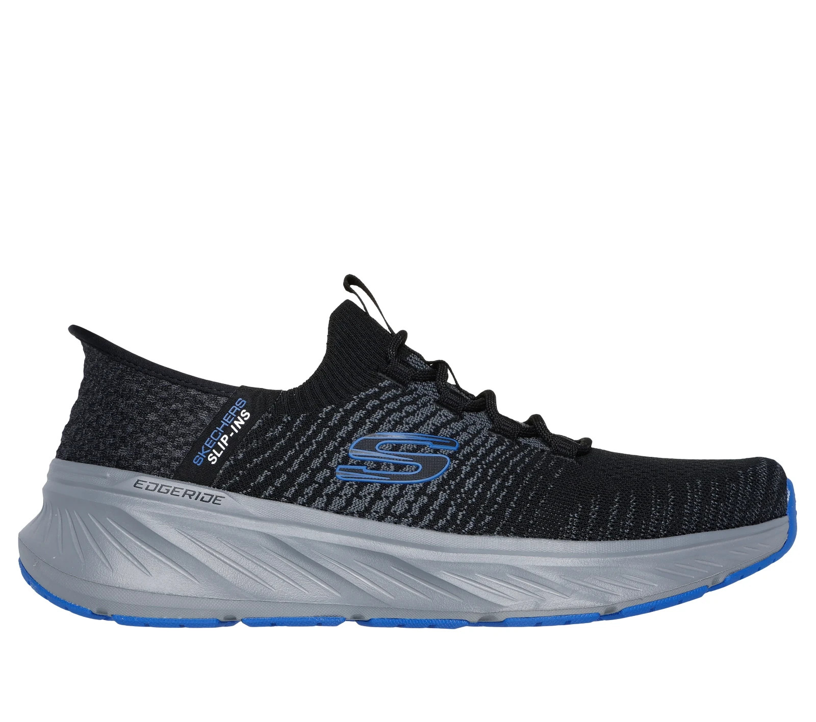 Skechers Shoes Men Slip Ins Black Comfort Casual Memory Foam Hand Free 232932