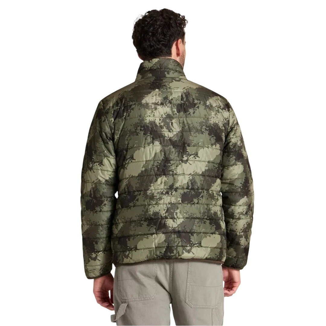 Goodfellow & Co Men’s Green Camo Water Resistant Puffer Jacket Size XL