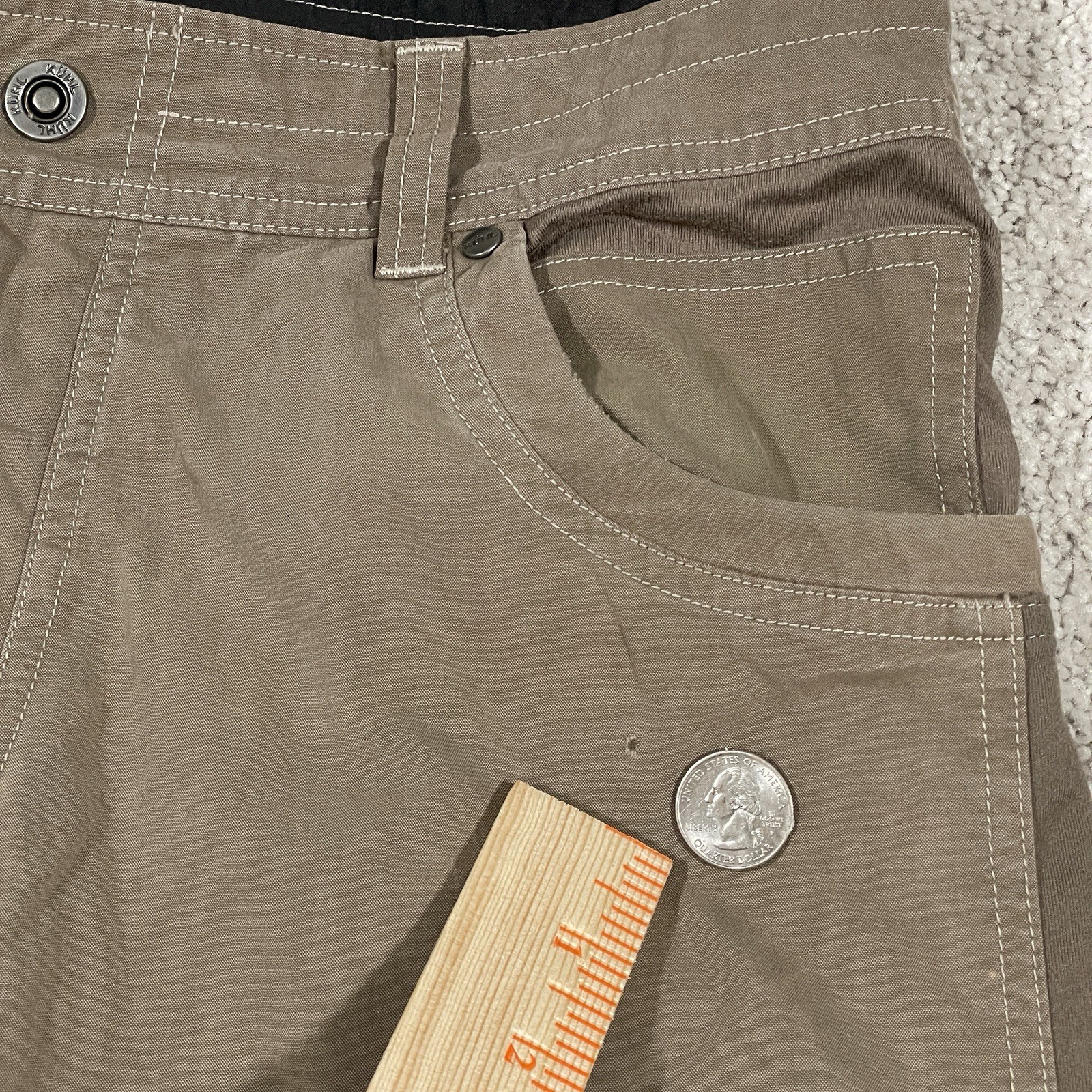 Kuhl Pants Mens 36×32 Brown Radikl Stretch Performance Outdoor Hiking Climbing