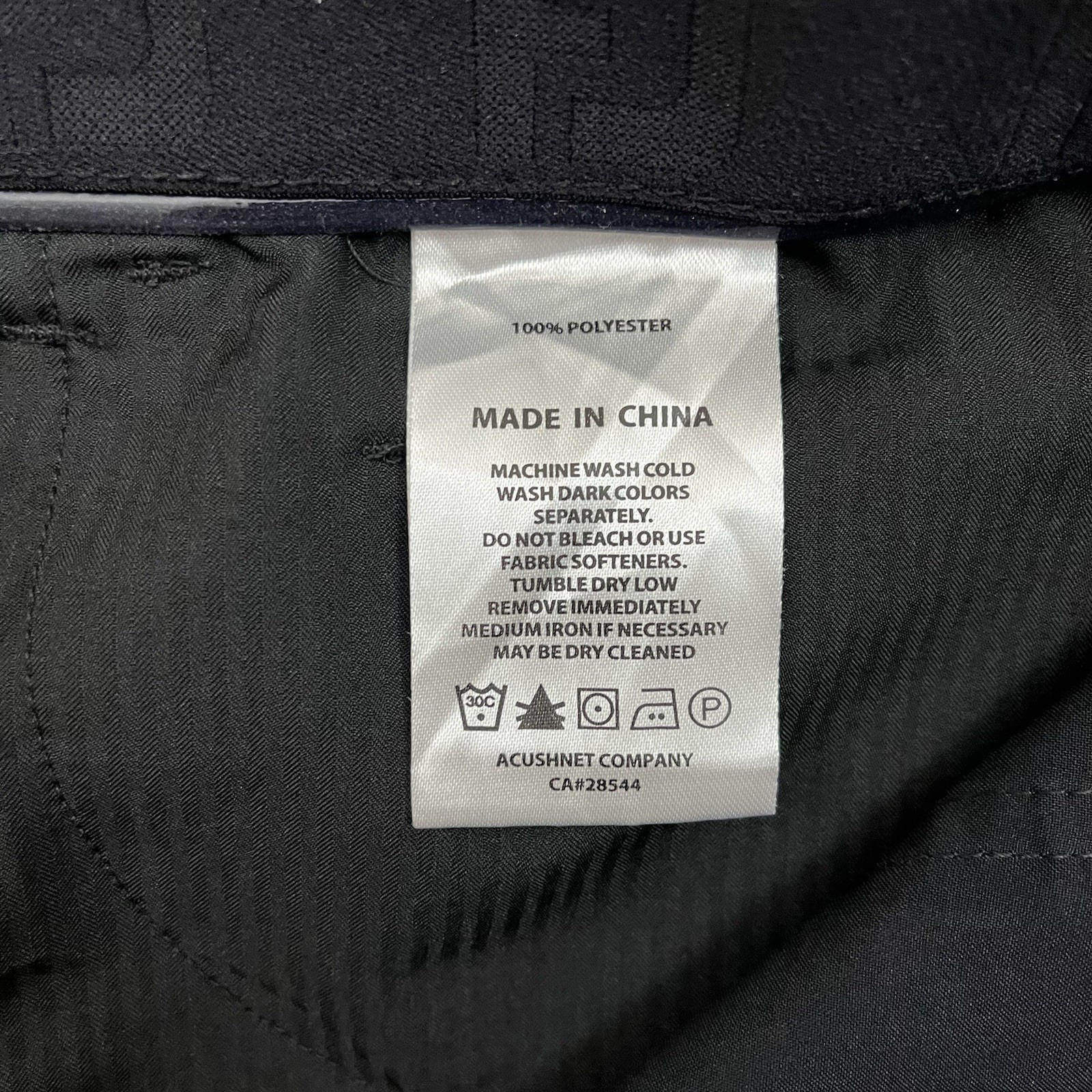 Footjoy Moxie Pants Mens 36×32 Black Performance Golf Chino 31315