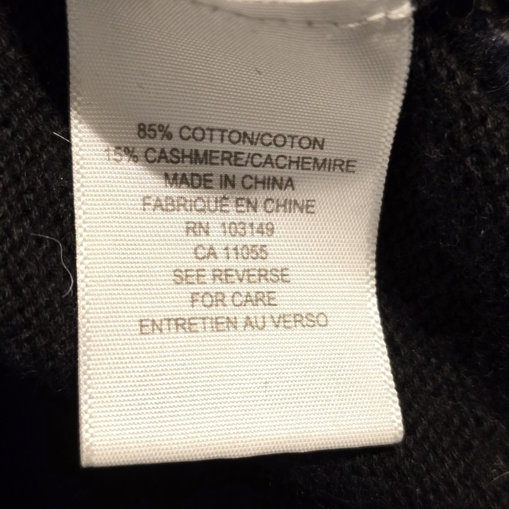 SI‑IAE Cotton‑Cashmere Blend Sweater Women’s Small
