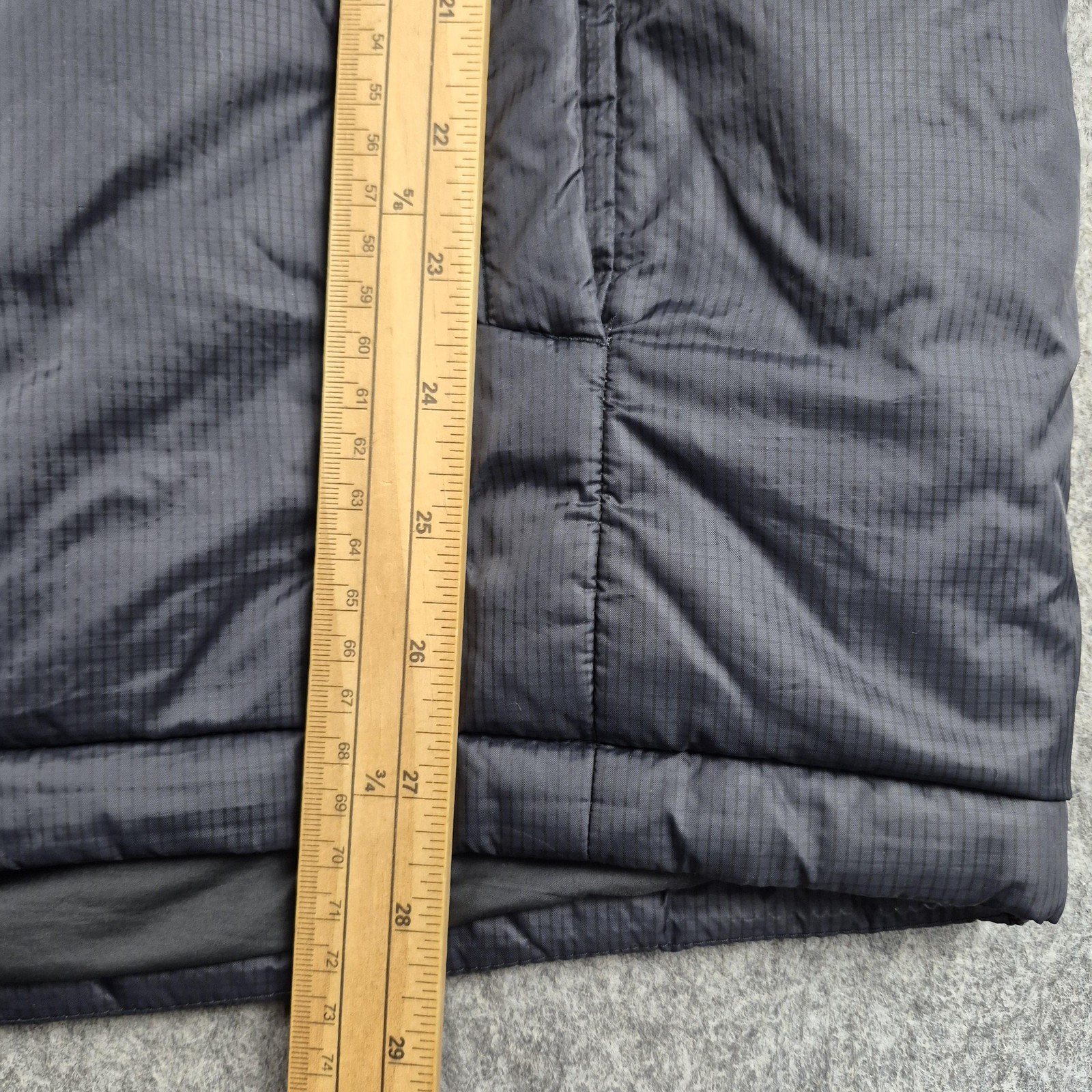 The North Face Jacket Mens Large Black Himalayan Light Synthetic Hooded Coat