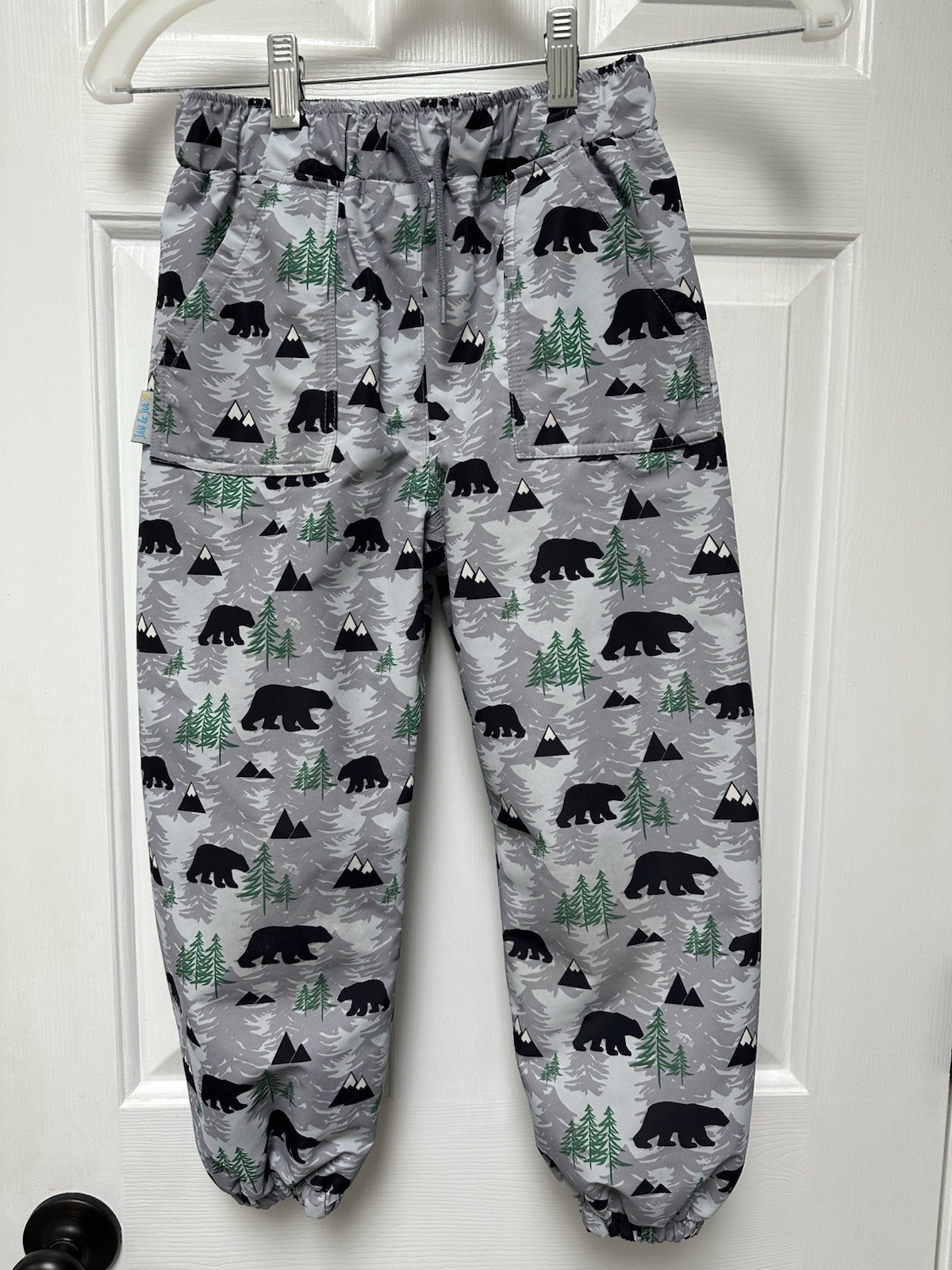 Jan & Jul Wild Outdoors Fleece Lined Winter Snow Ski School Play Pants, Sz 5T