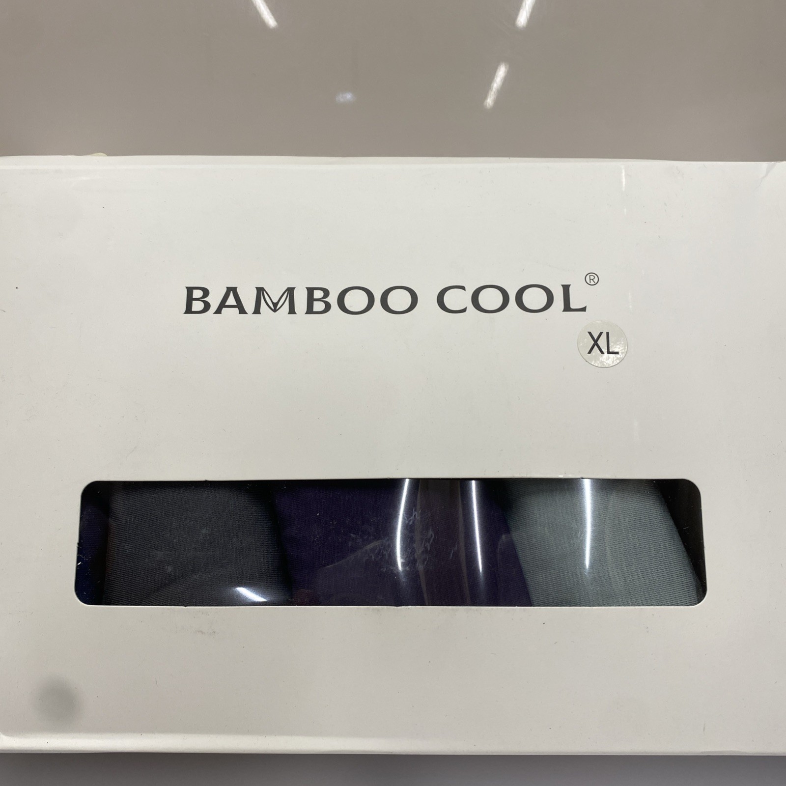 BAMBOO COOL Men Boxer Shorts Classic Lounge Loose Size XL 5-pack❗️Damage Box