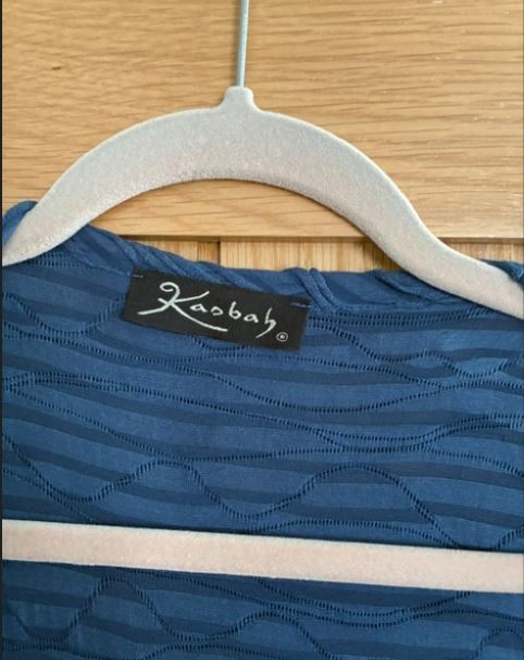 Kasbah Box 2 – Blue Textured Lightweight Jacket – Size 28/30