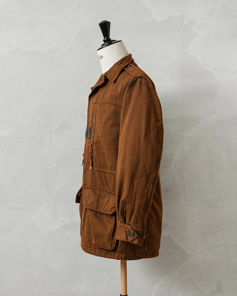 French Army M-64 Jacket Brown Used Military Surplus Size Not Applicable