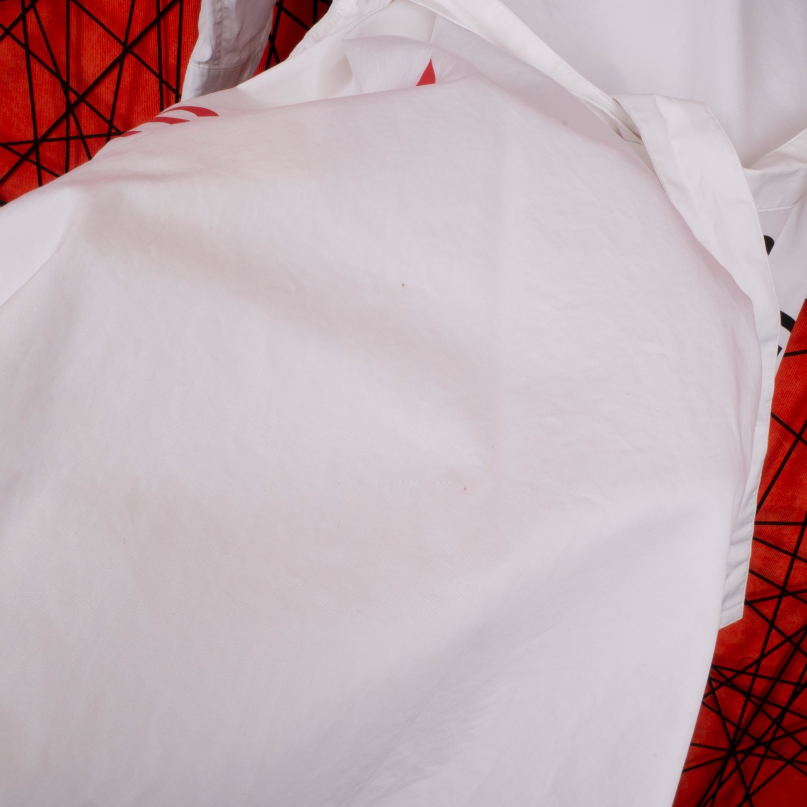 BURBERRY Horseferry Print Cotton Shirt Dress White Belted Logo UK 8 US 6 IT 40