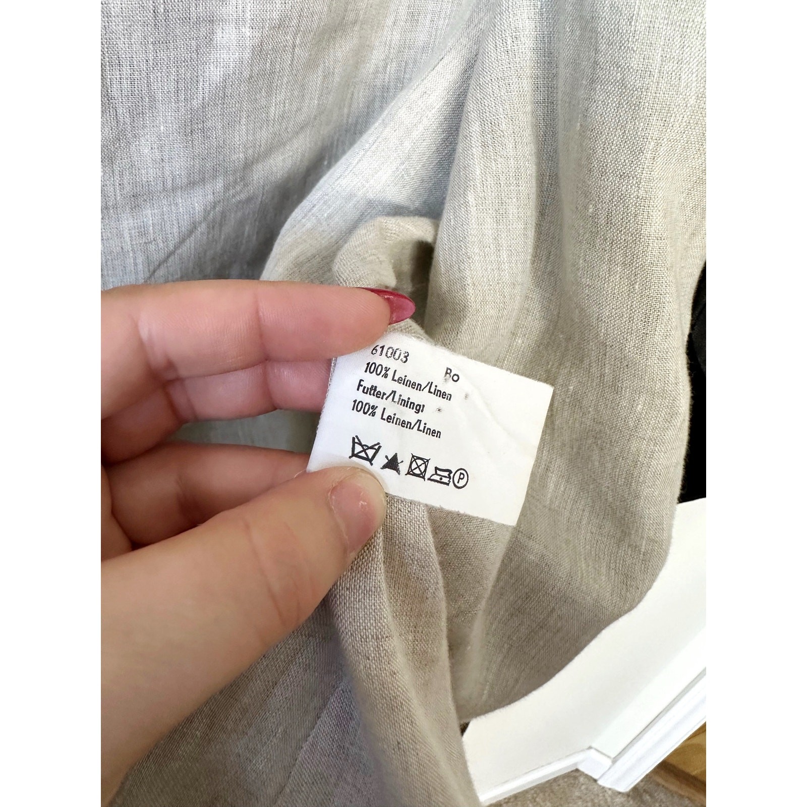 Annette Gortz Linen Avant Garde Lagenlook Oversized Jacket Size EU 36 US 4