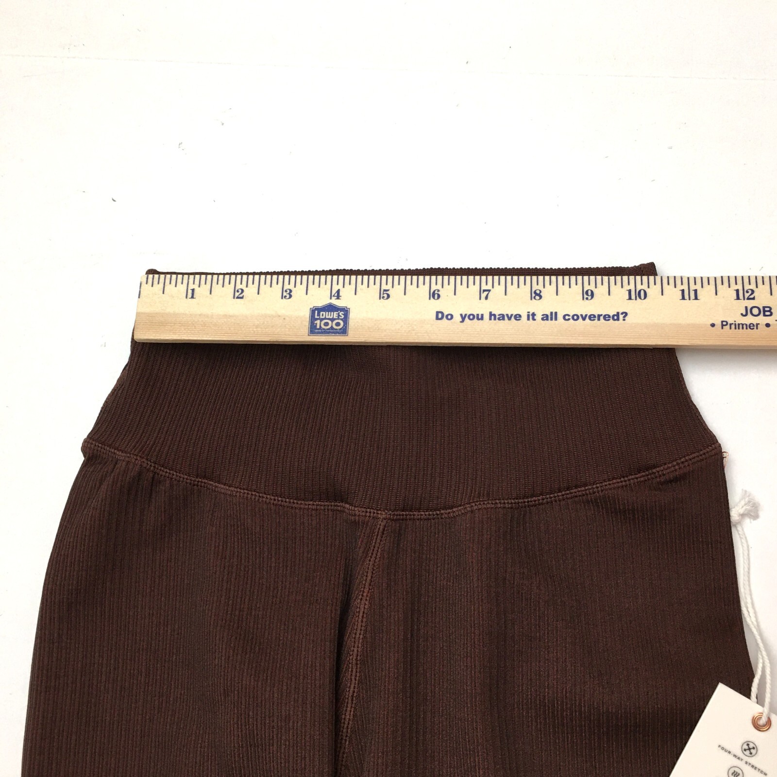 NEW Good American Brown The Seamless Ribbed Legging size 0 style GP0255C