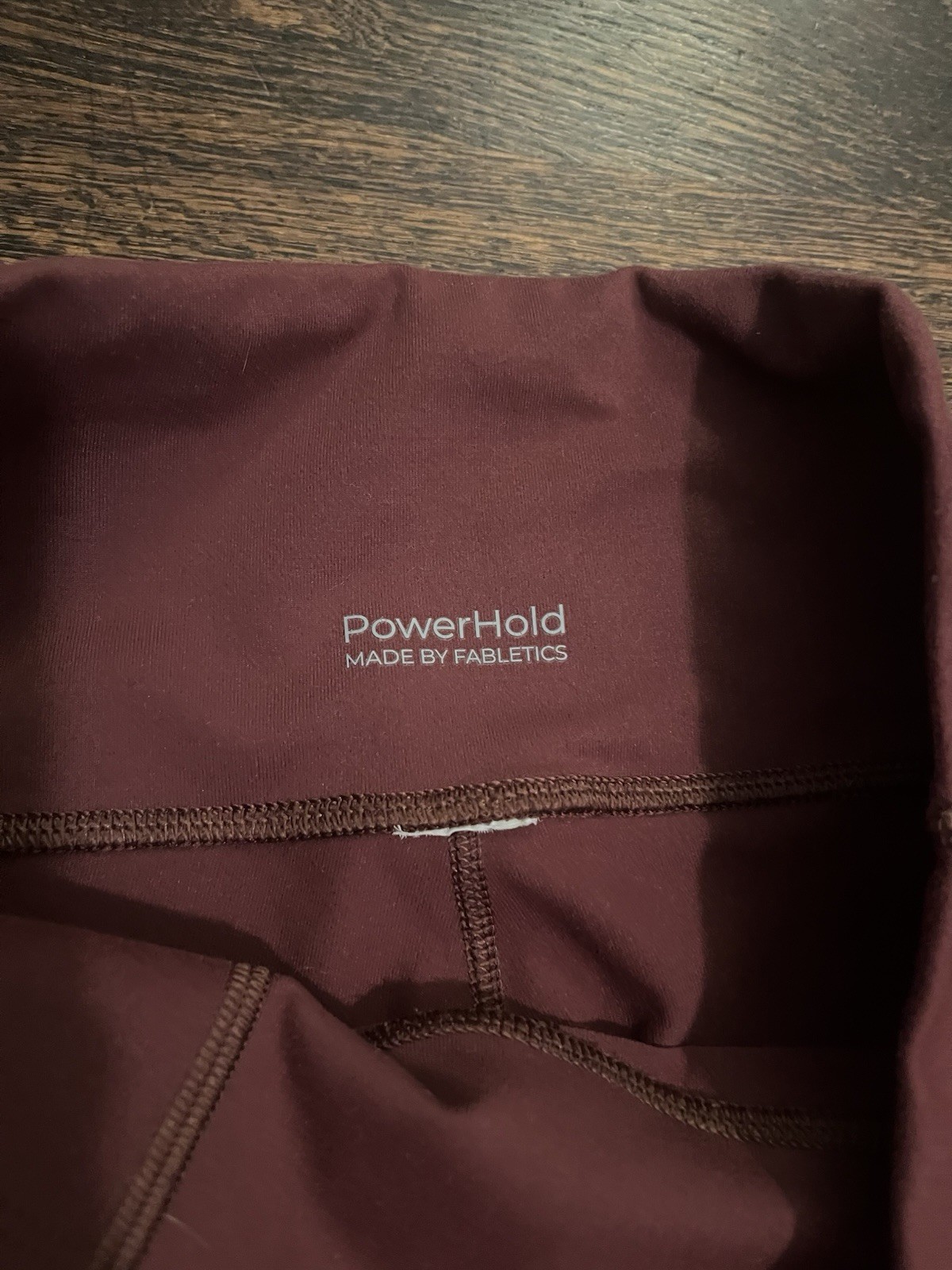 Fabletics Define PowerHold Leggings Women’s Medium Brown Split Hem Flare Bootcut