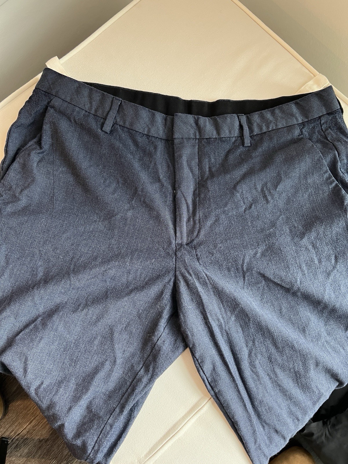 Bonobos Chino Pants Mens 36×32 Navy Straight Fit Stretch Cotton Dress Casual