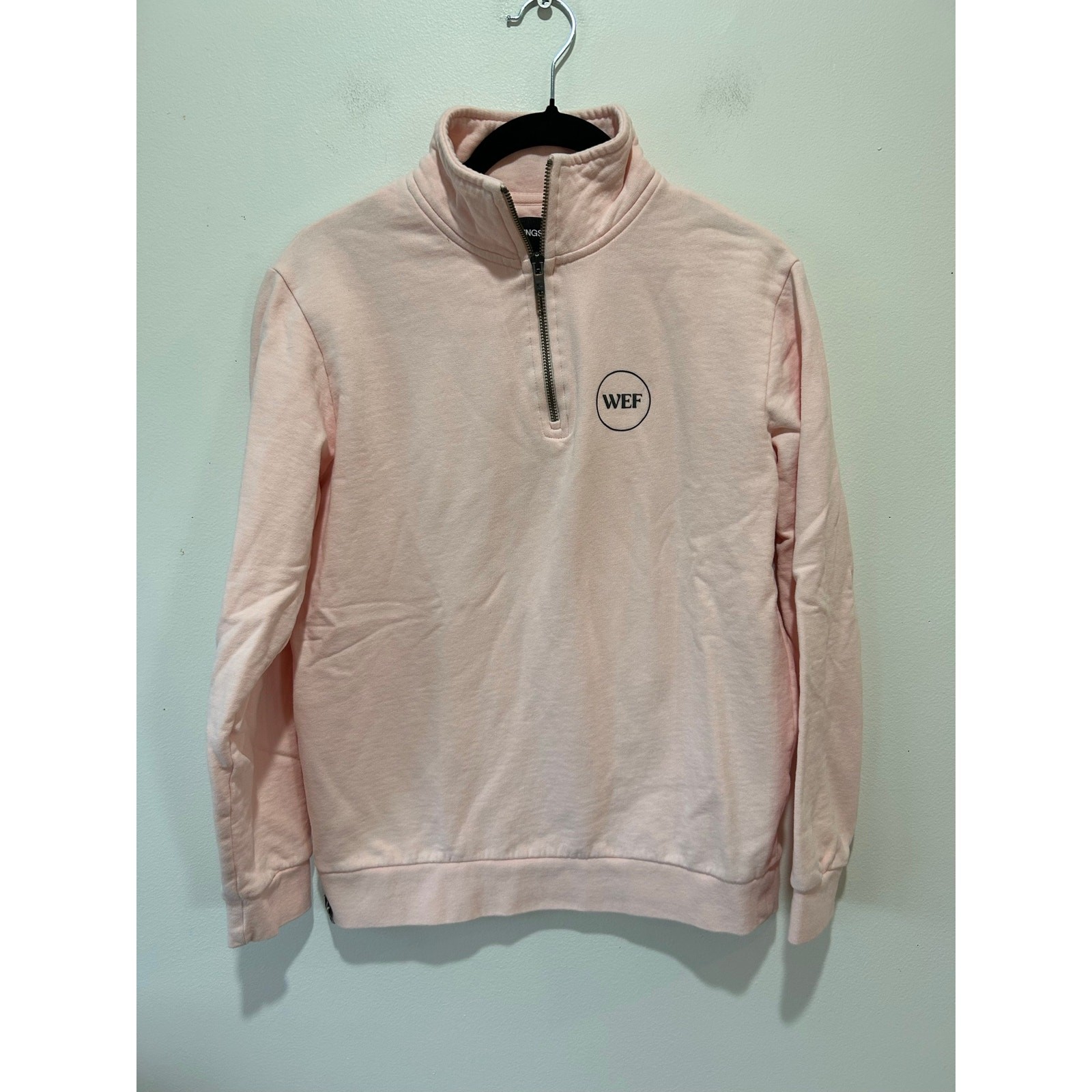 Kingsland Winter Equestrian Festival pink quarter zip sweastshirt womens XS