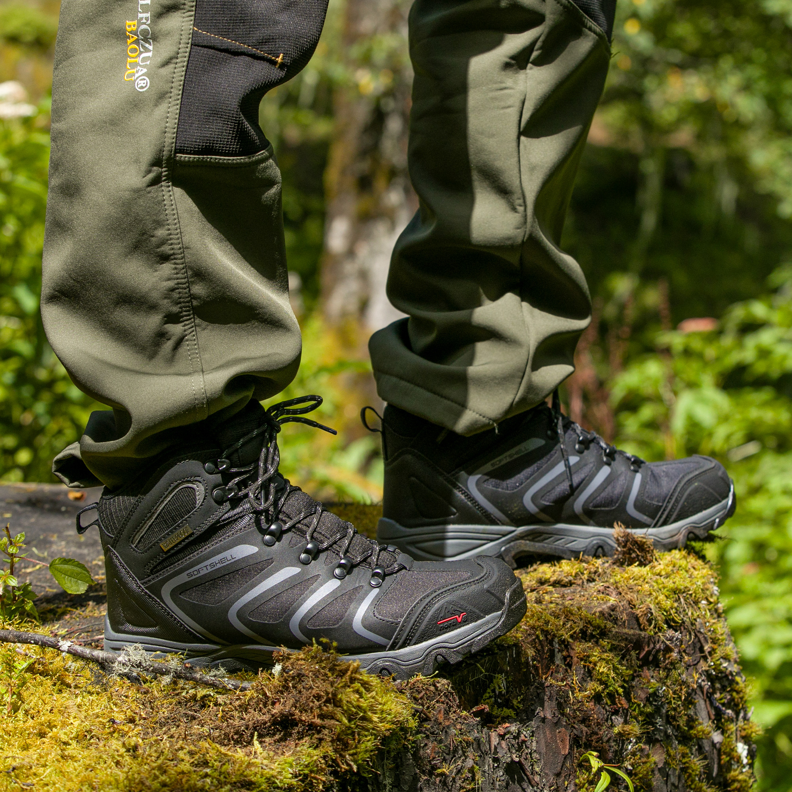 Men’s Waterproof Hiking Boots Lightweight Non-Slip Trail Work Shoes
