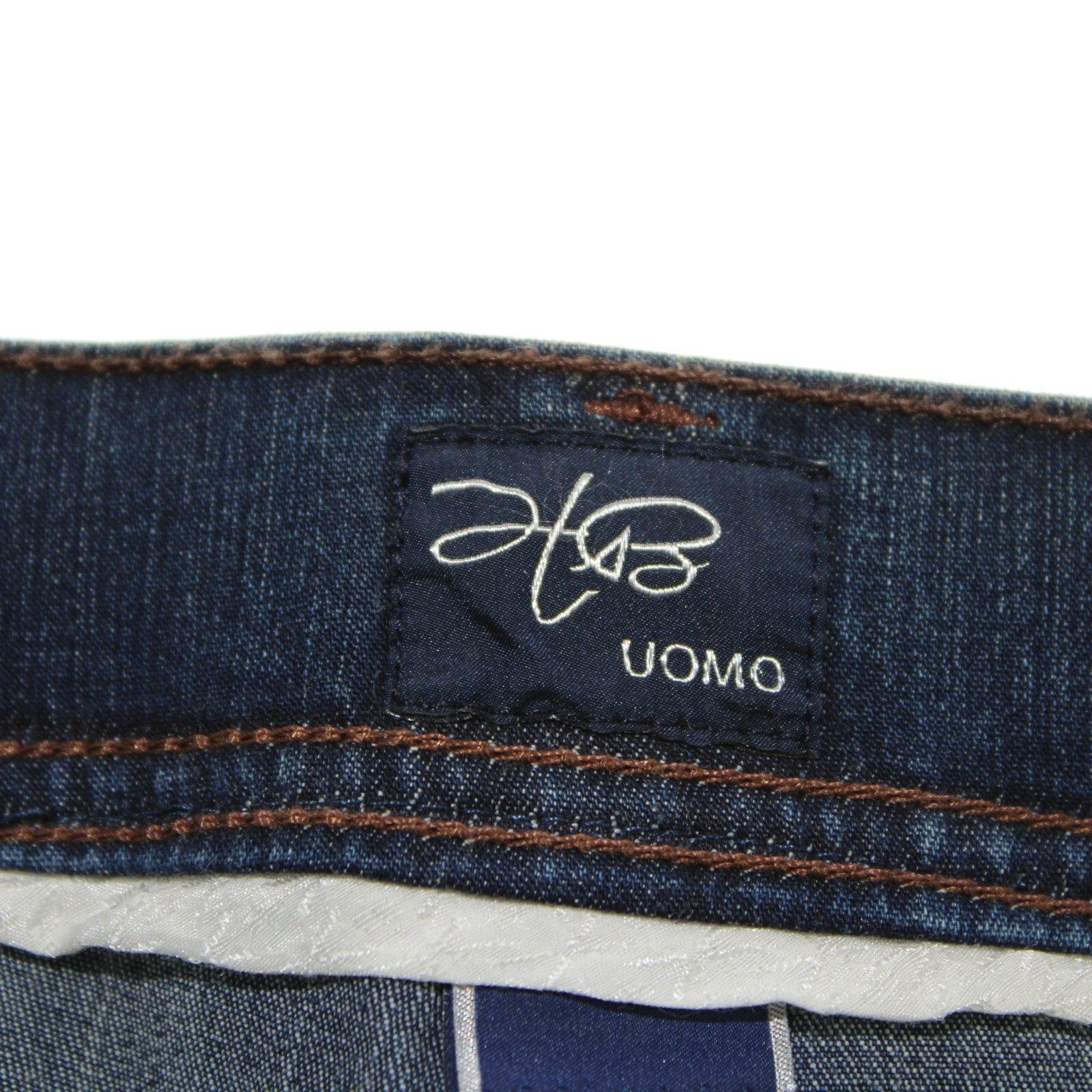Hettabretz NWD Five Pocket Jeans Size 56 (40 US) In Blue Cotton Blend