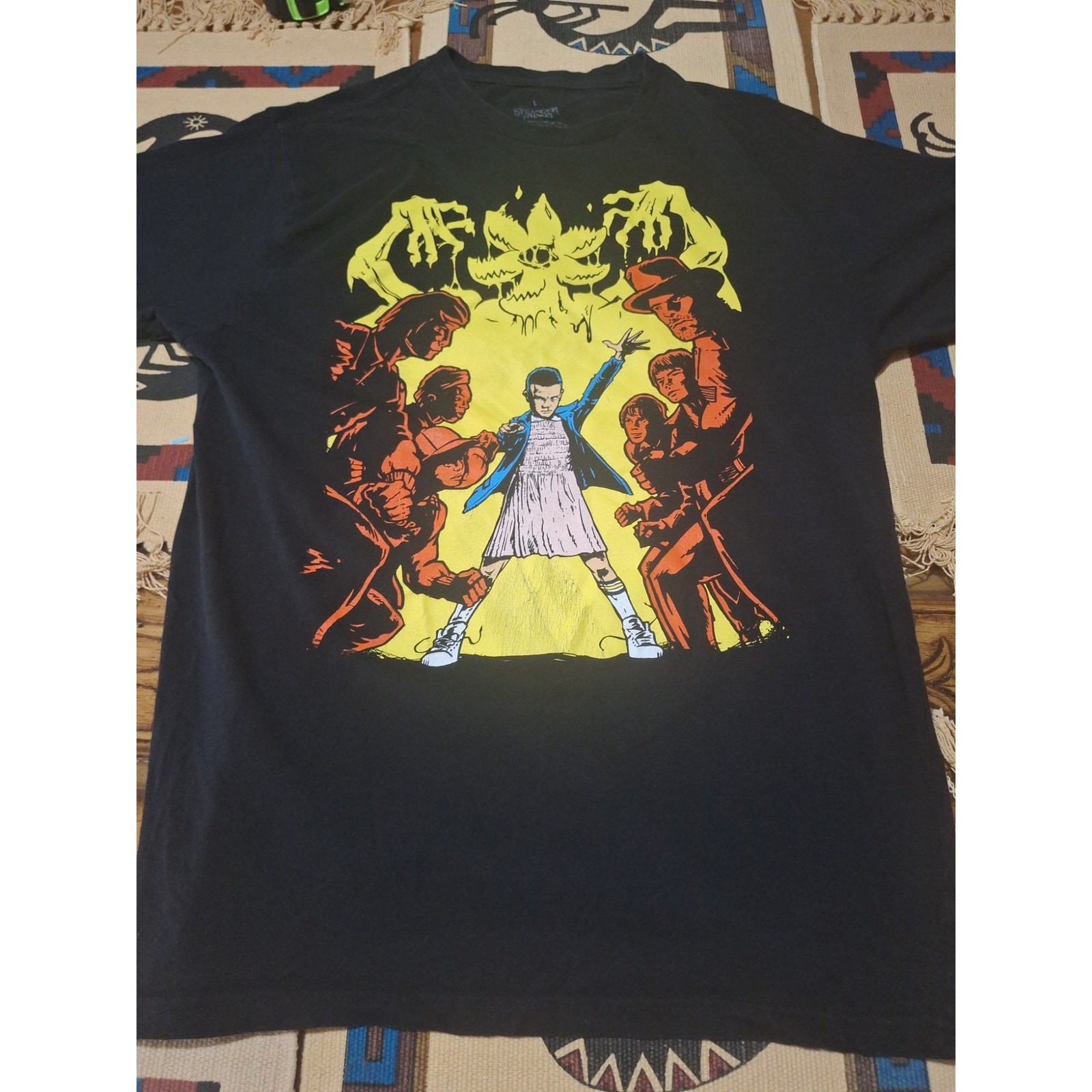 Stranger Things Eleven Loot Crate Graphic Tee Mens Sz L