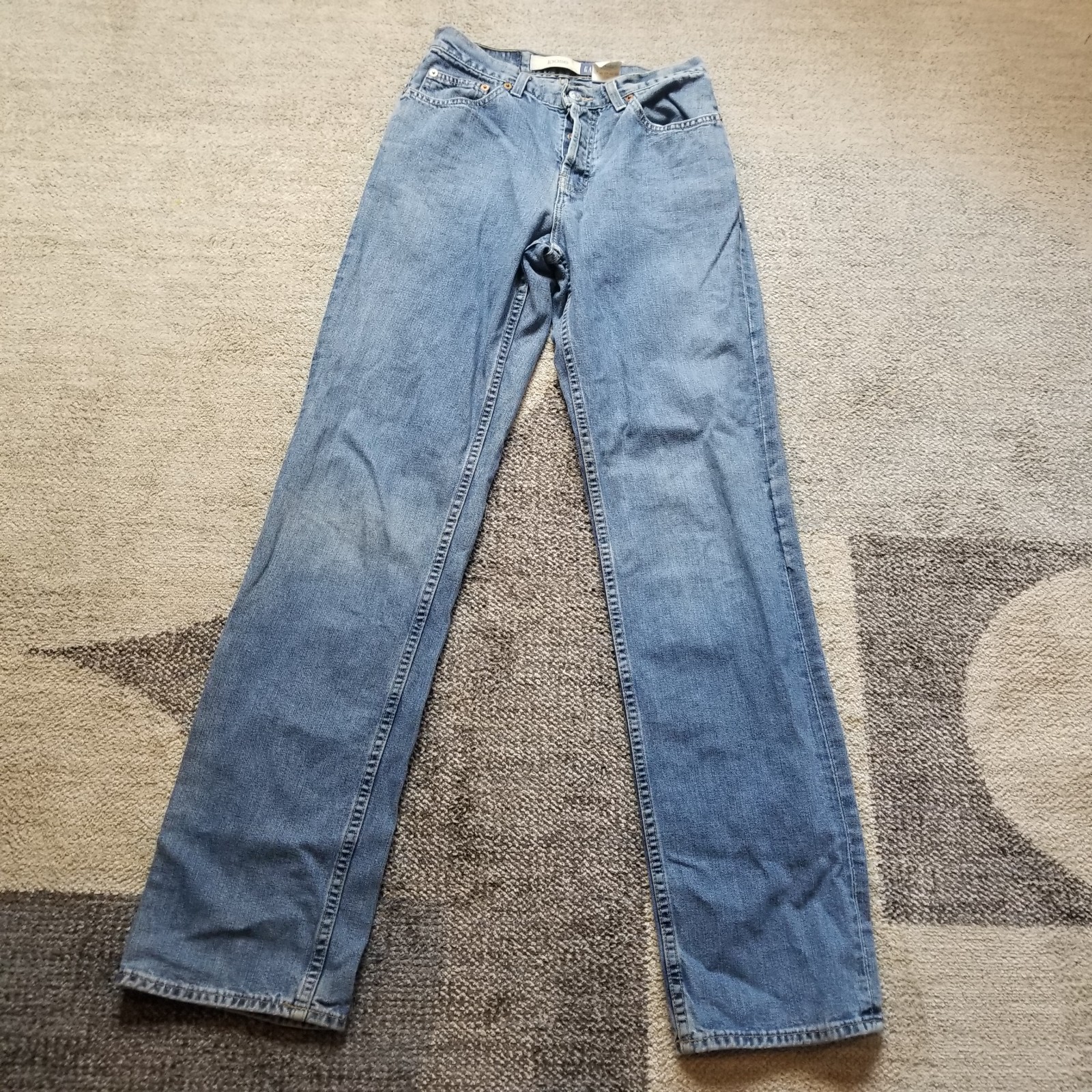 Vintage Gap Loose Fit Jeans Womens Size 2 Long High Rise Grunge Made USA 90s