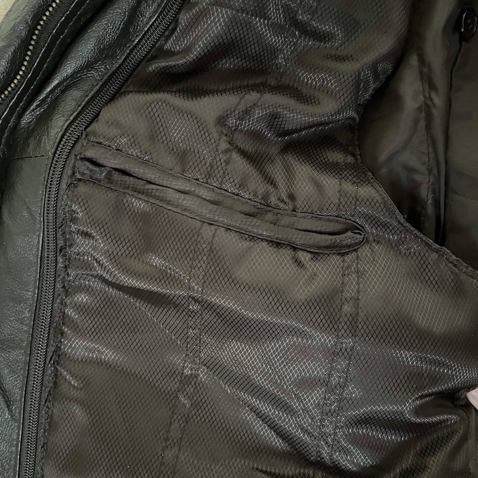 Vintage Phase Two Brown Mens 2XL Leather Jacket Removable Liner Adjustable Waist