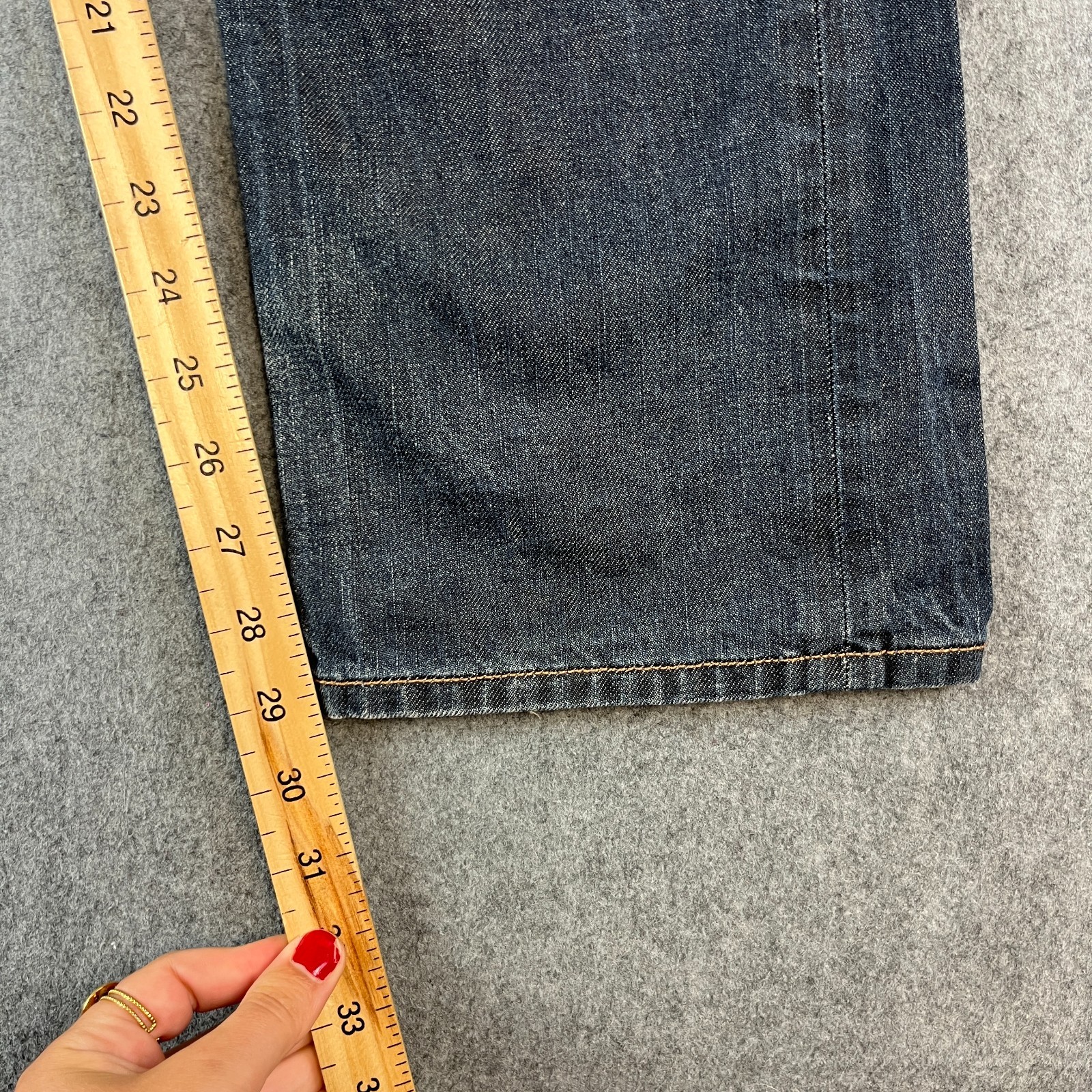 Diesel Viker Mens Jeans Straight 29 30 Dark Wash Blue Cotton Regular Fit