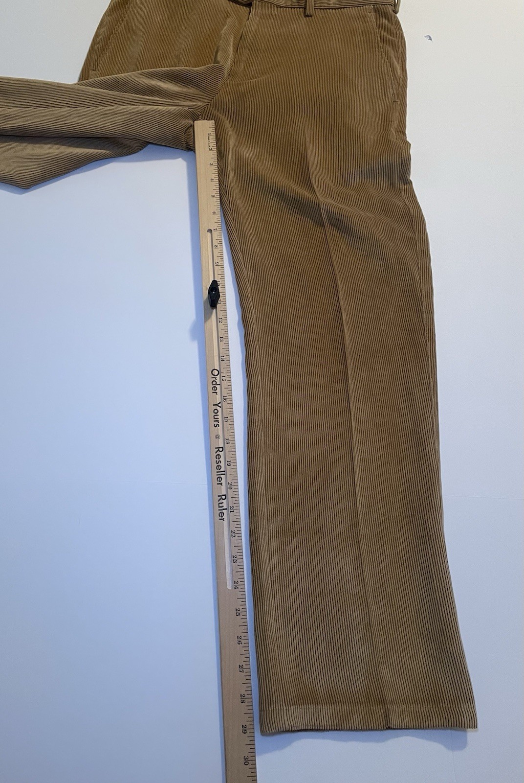 Peter Millar Nanoluxe Corduroy Pants Mens 32×29 Pleated Trousers