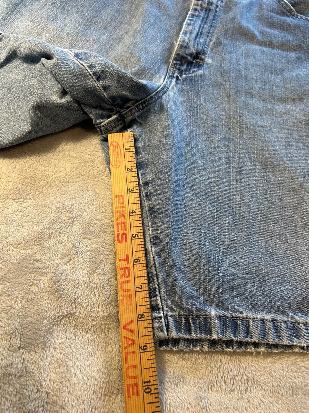 Vintage Wrangler Authentics Men’s Denim Carpenter Shorts Size 36