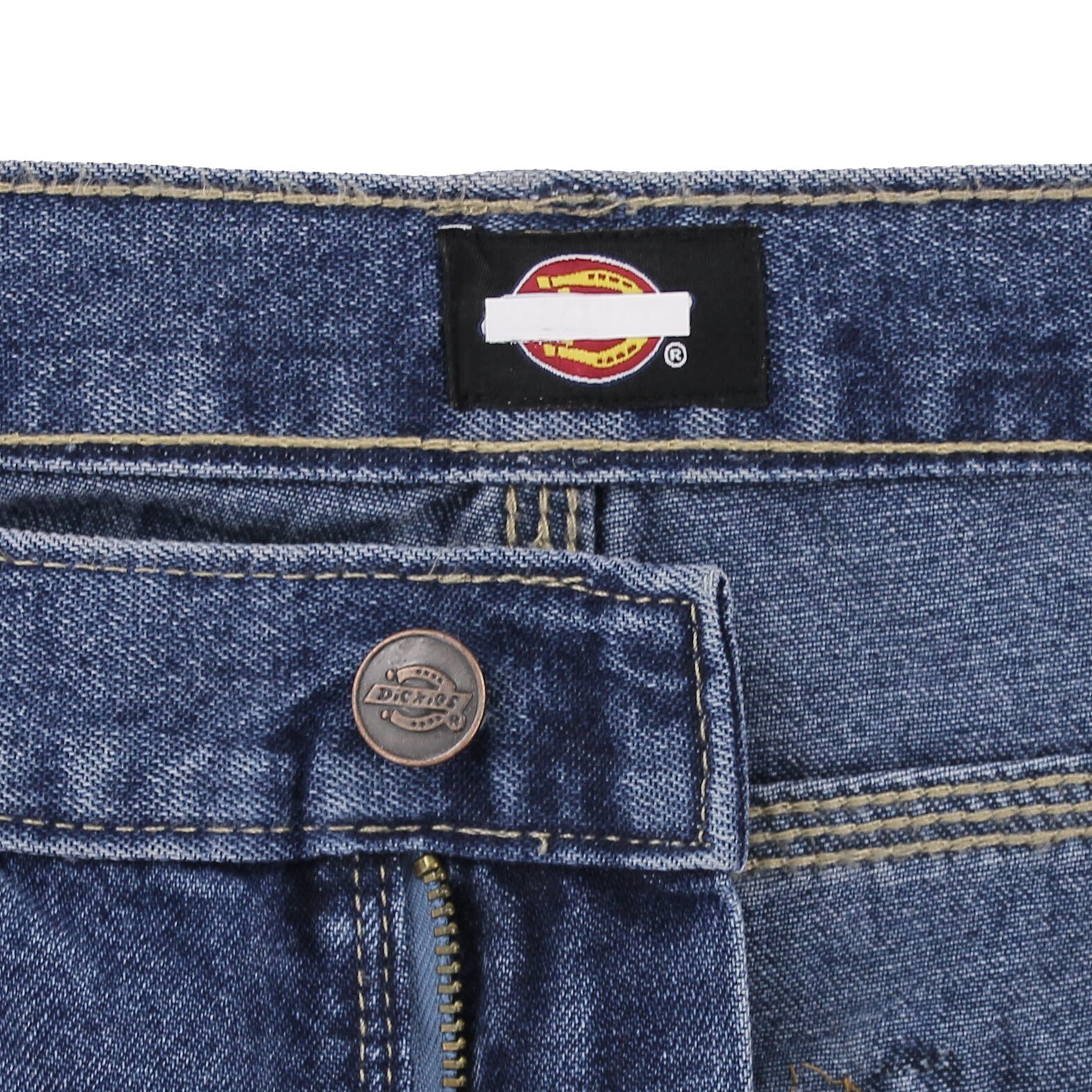 Dickies Men’s Carpenter Denim Jeans, Straight Leg Cotton 7 Pocket Pants