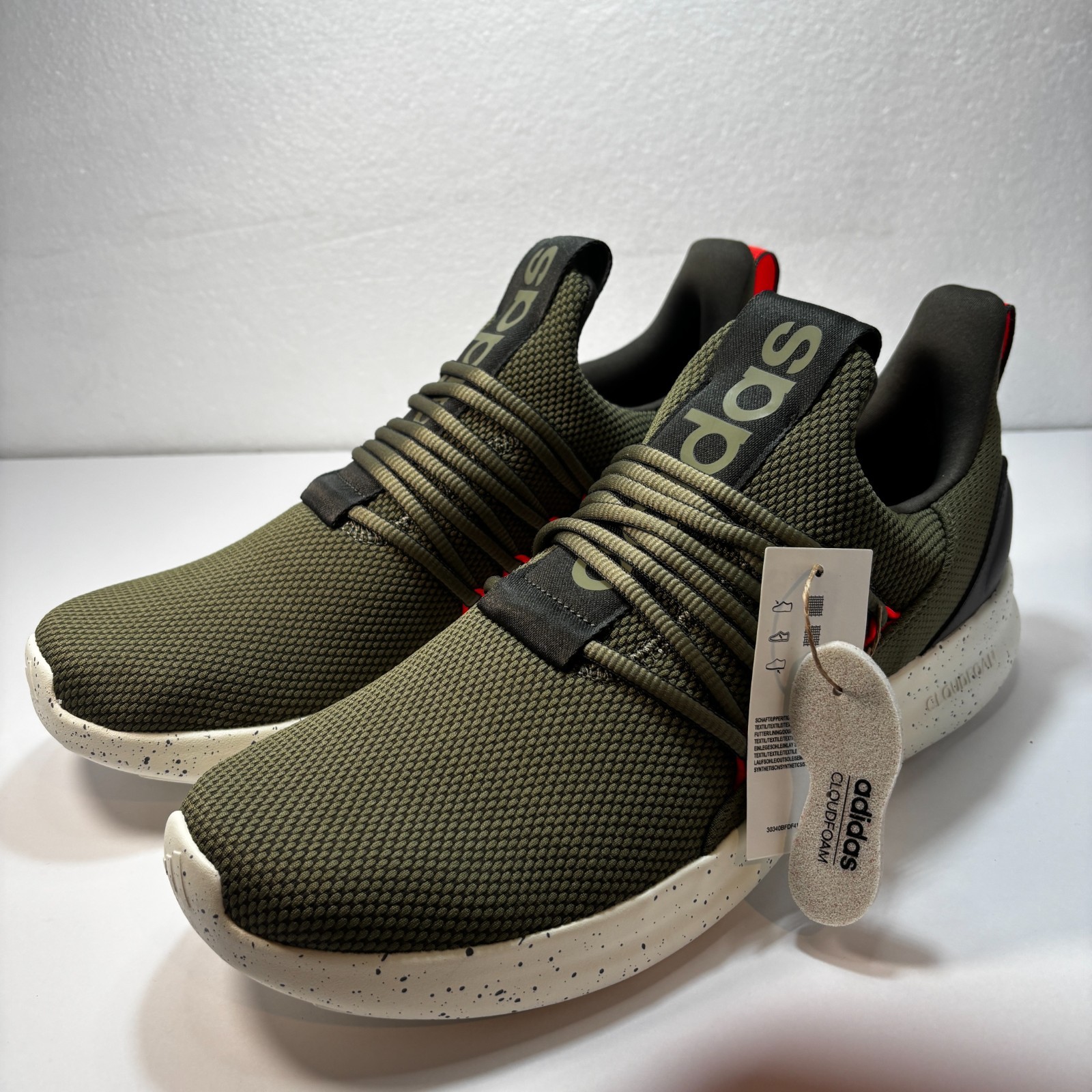 Adidas Men’s Lite Racer Adapt 7.0 Running Sneaker/shoe ‘Olive Strata’ IH7723