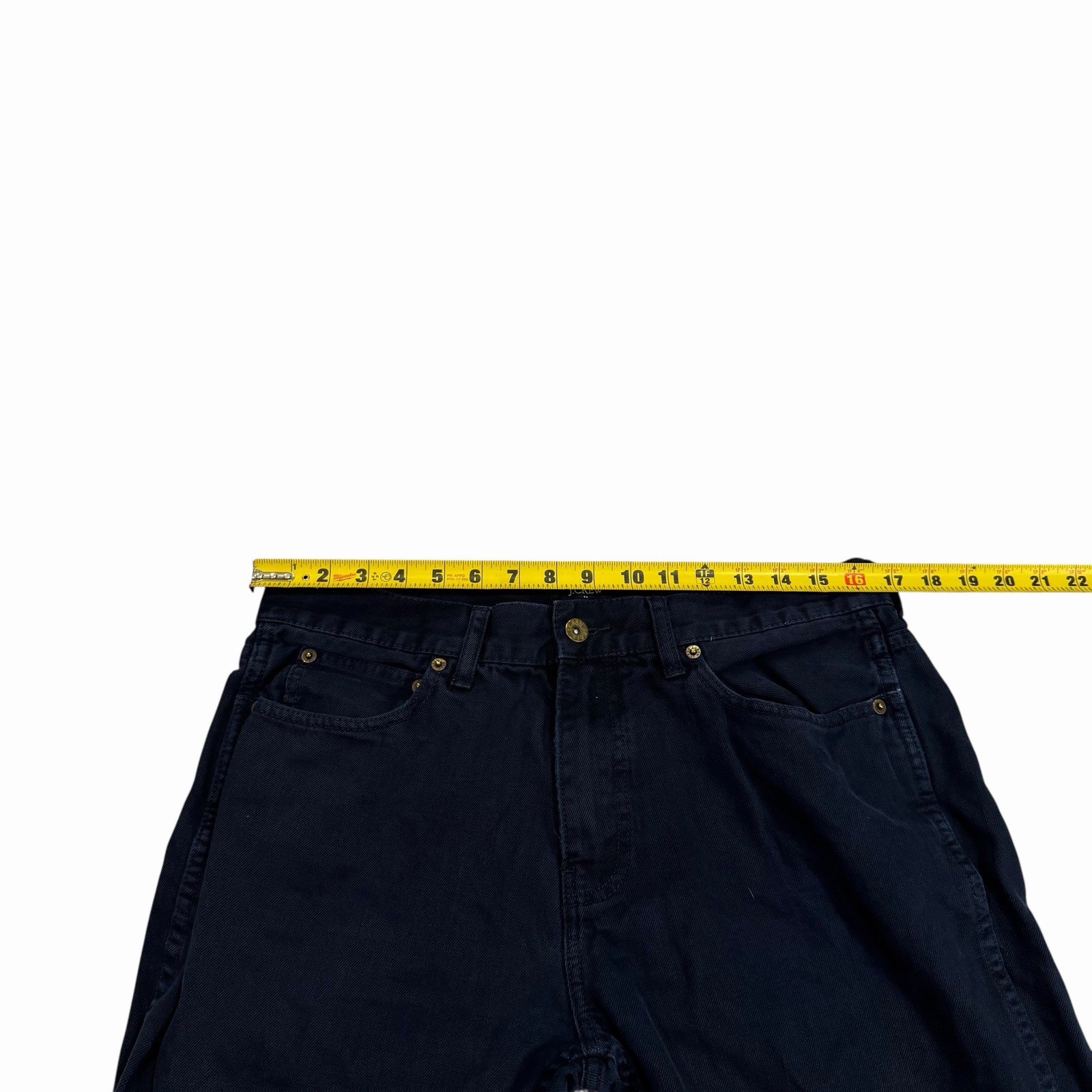 J. Crew The Sutton Mens Jeans 34×32 Regular Denim Navy Blue 100% Cotton Canvas