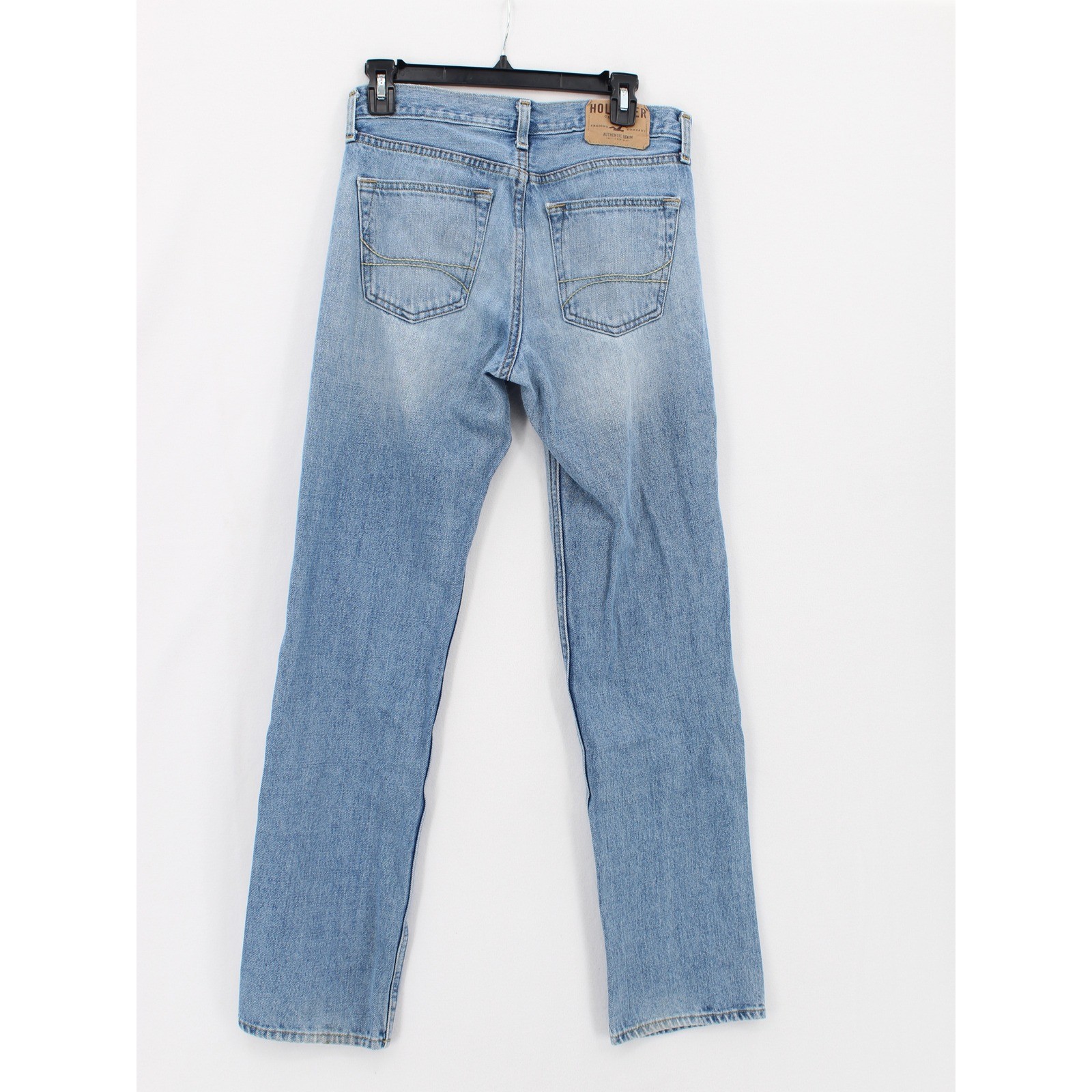 Hollister Blue Denim Jeans Button Fly Mens 29×32