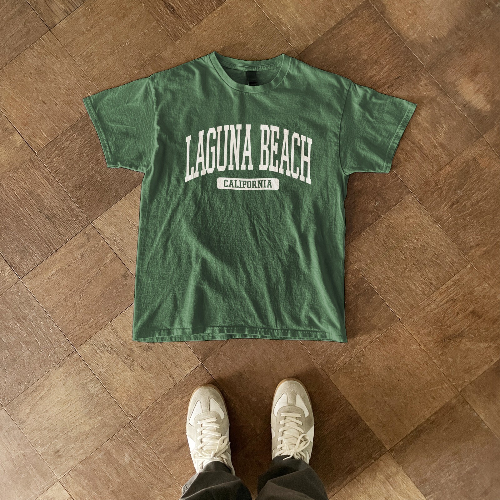 Laguna Beach California Souvenir Beach, Retro, Minimalist